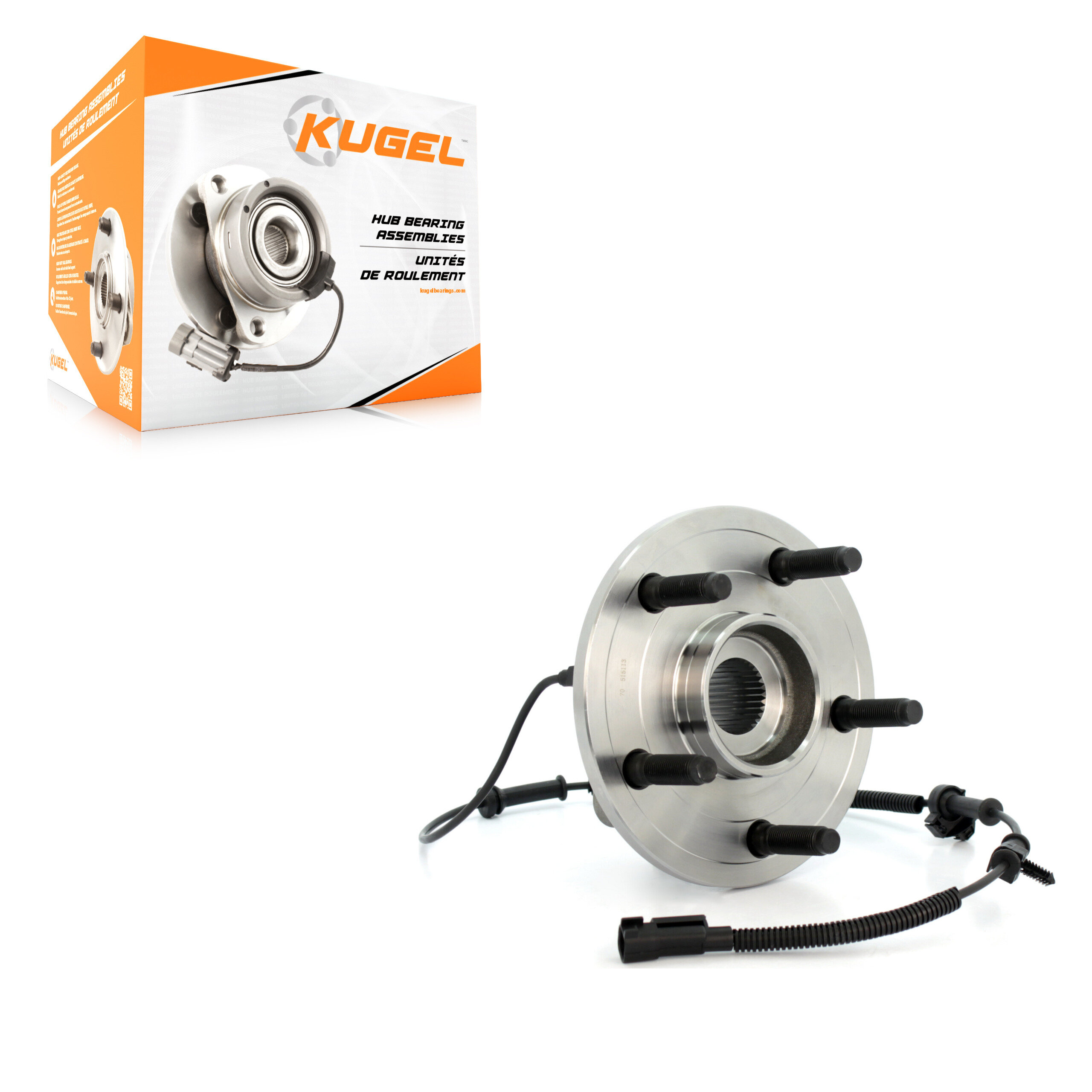 Kugel - 70-515113 - Front Wheel Bearing and Hub Assembly