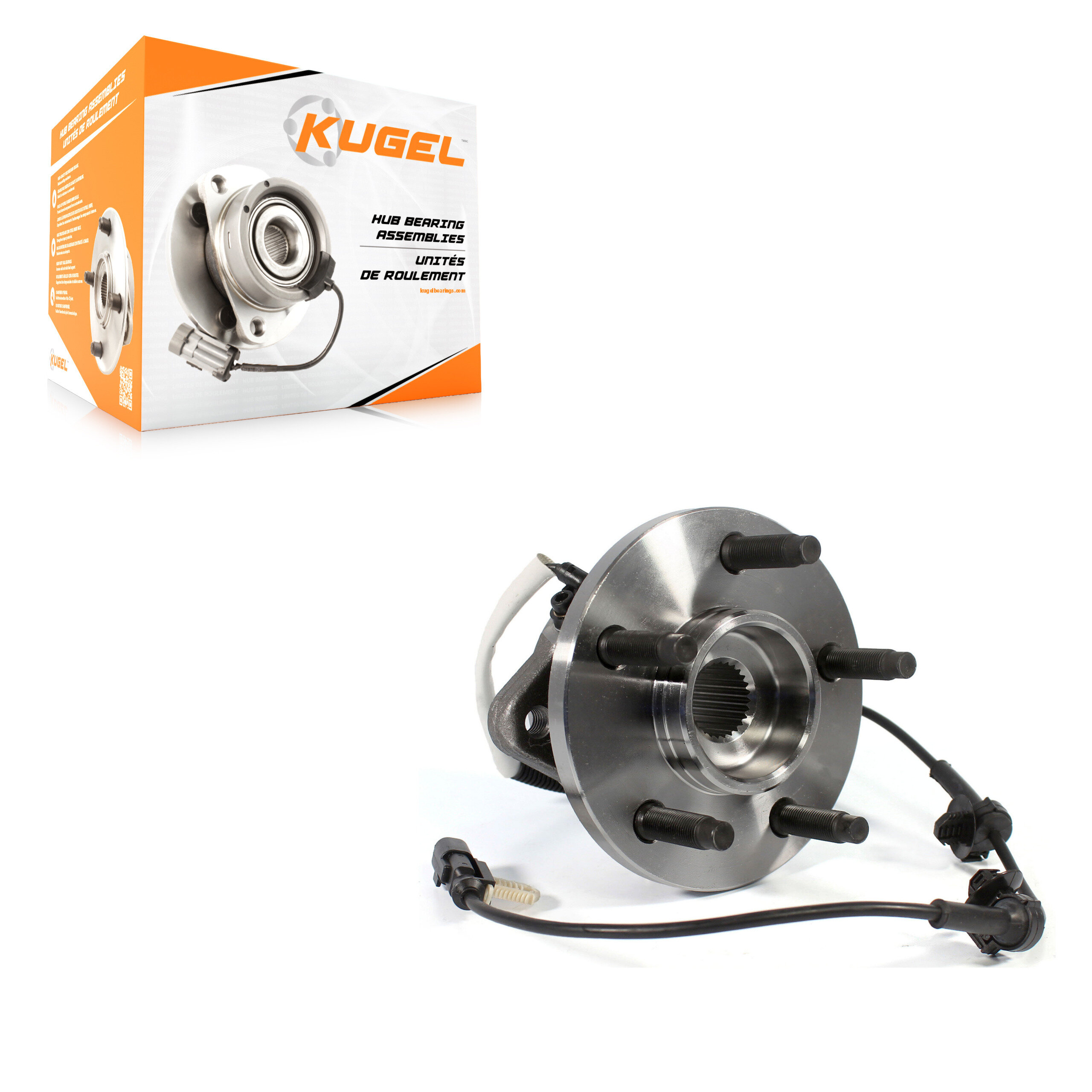 Kugel - 70-515129 - Front Wheel Bearing and Hub Assembly
