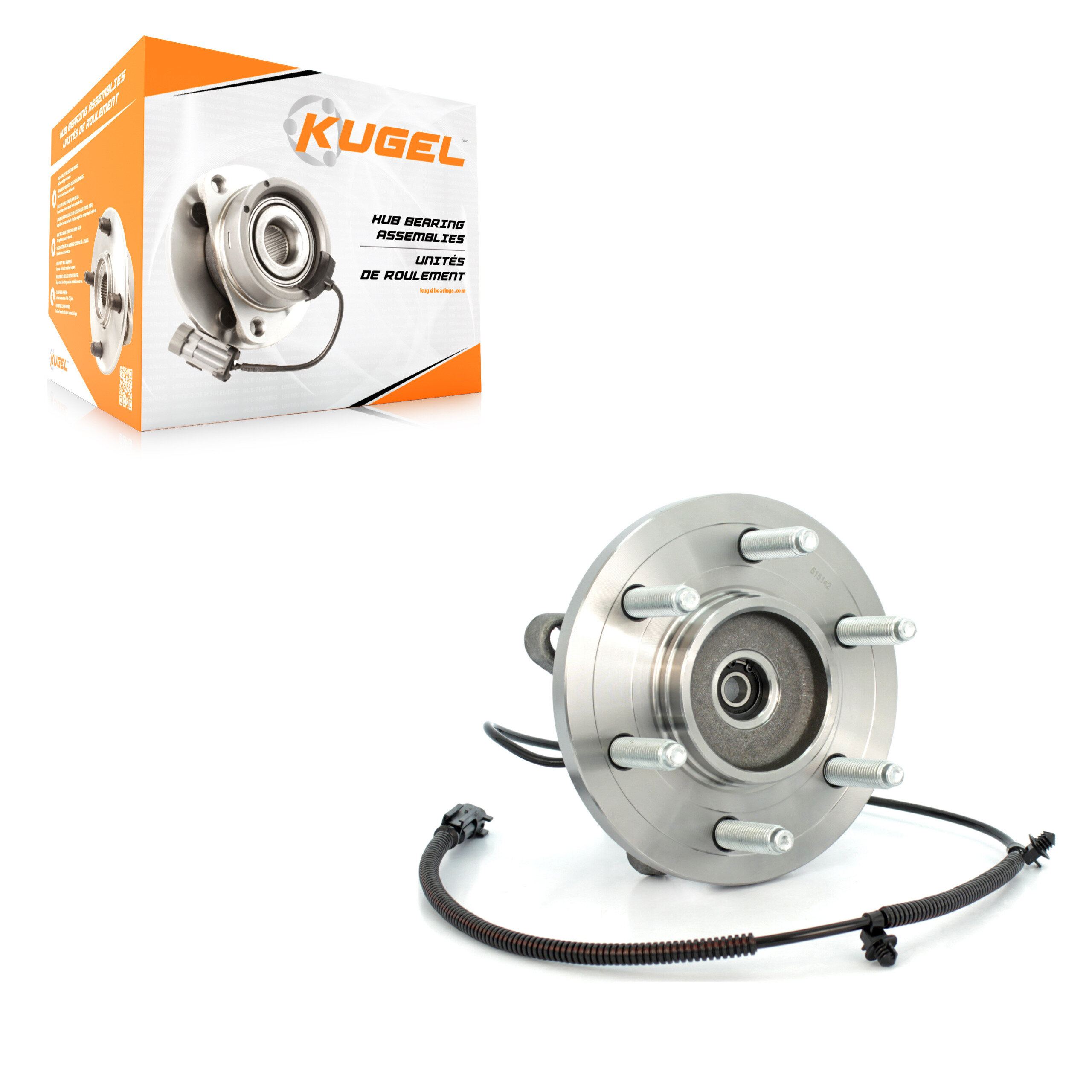 Kugel - 70-515142 - Front Wheel Bearing and Hub Assembly