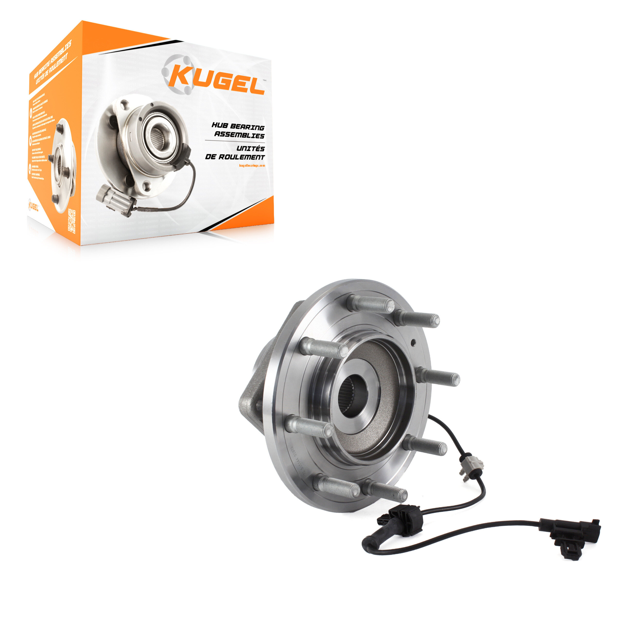 Kugel - 70-515144 - Front Wheel Bearing and Hub Assembly