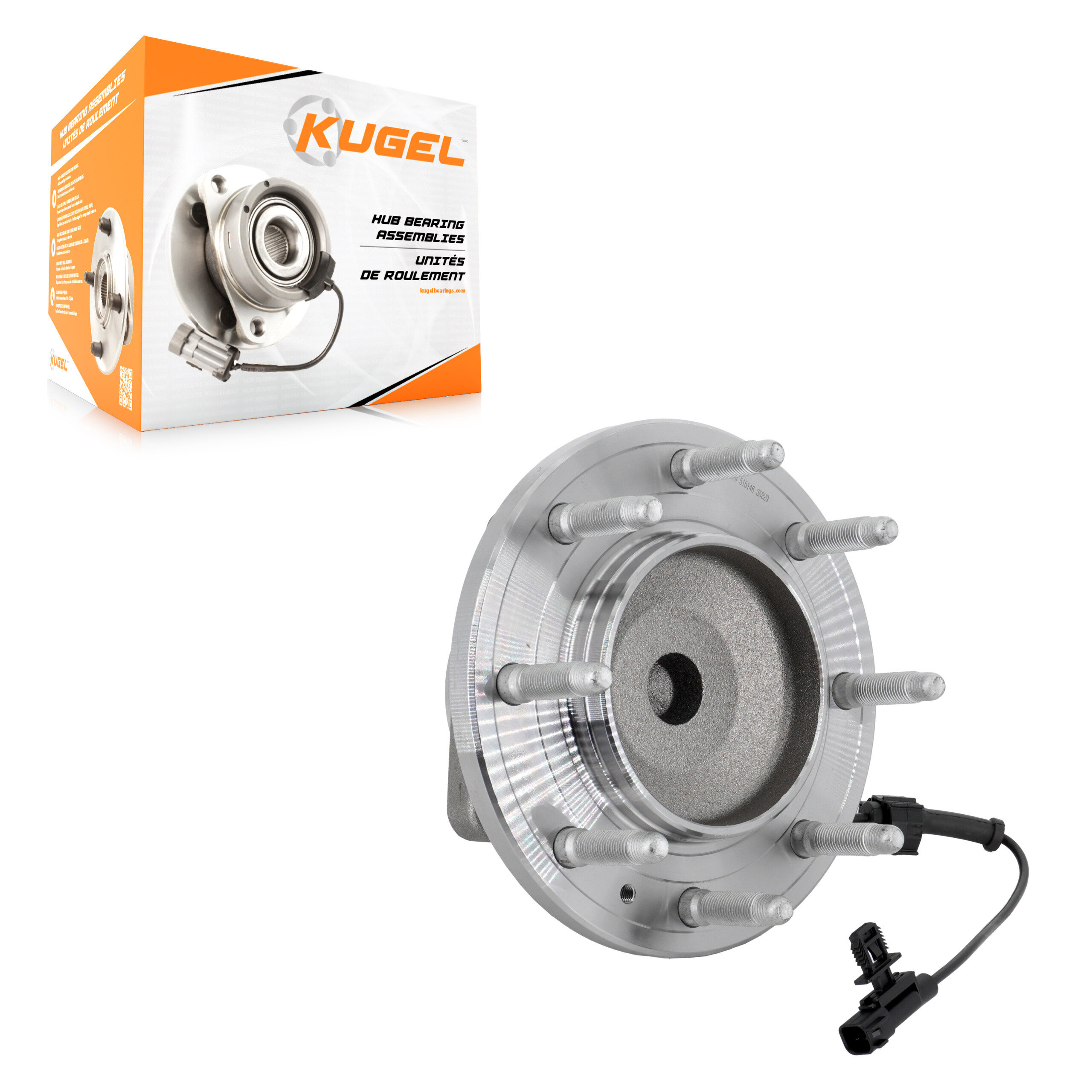 Kugel - 70-515146 - Front Wheel Bearing and Hub Assembly