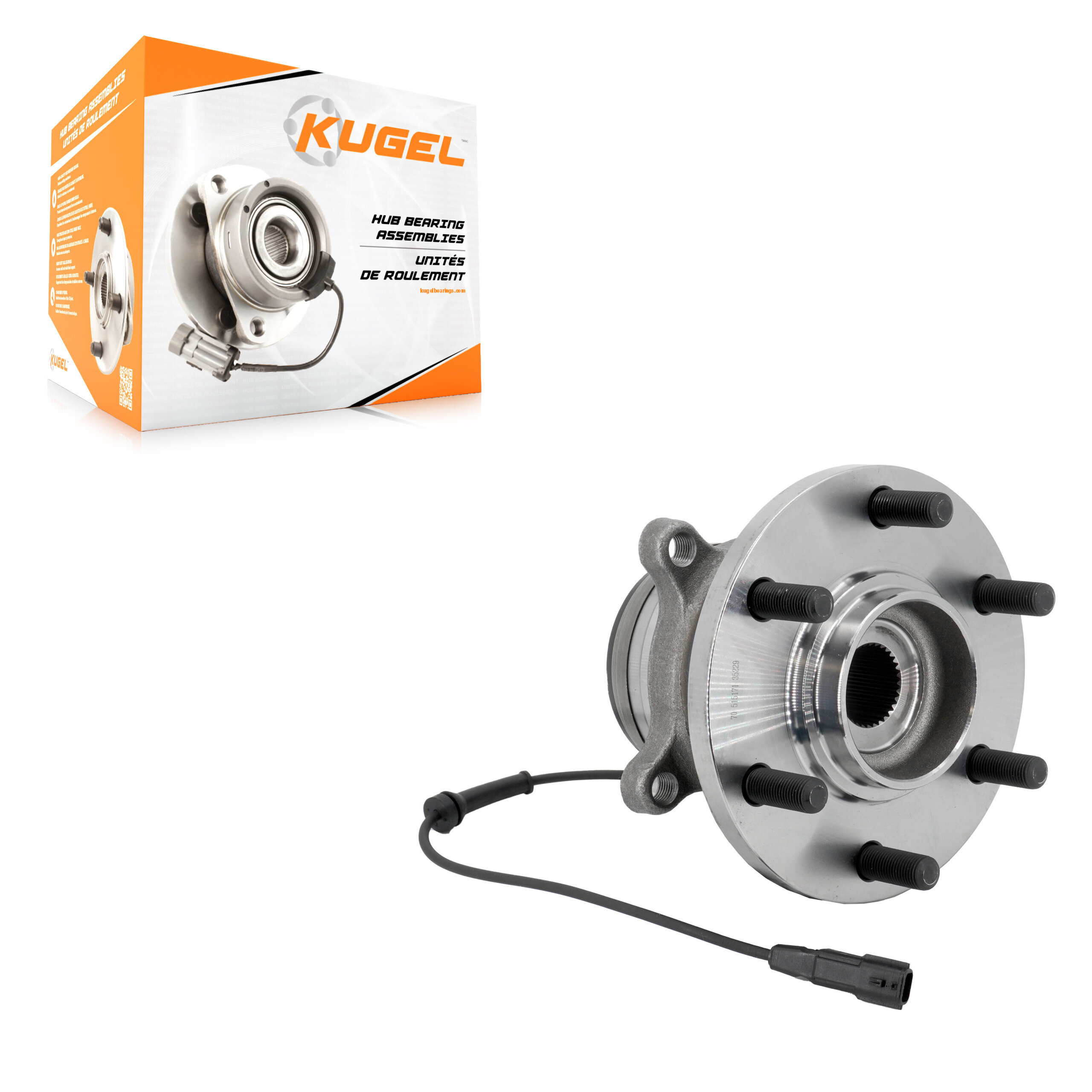Kugel - 70-515171 - Front Wheel Bearing and Hub Assembly