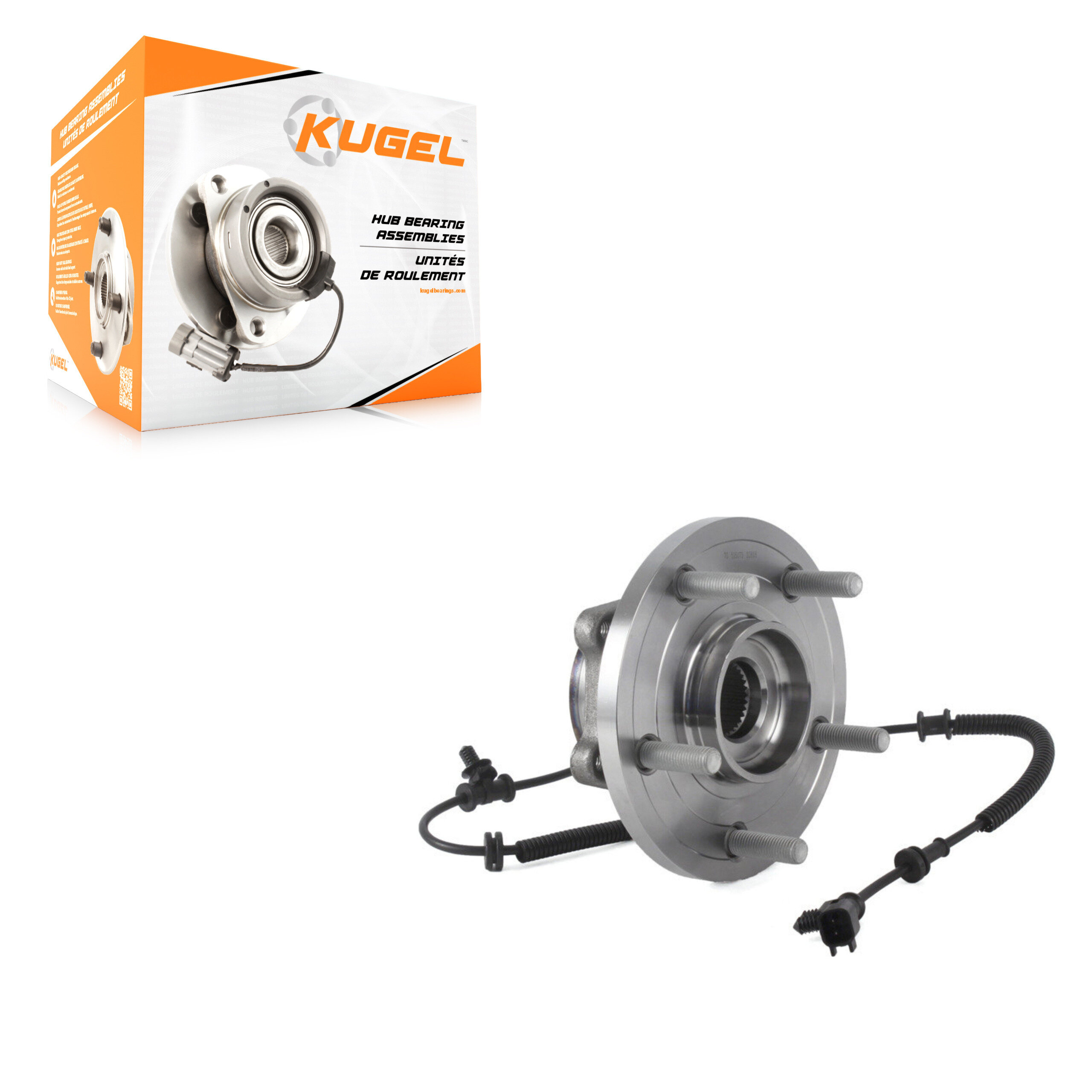 Kugel - 70-515173 - Front Wheel Bearing and Hub Assembly