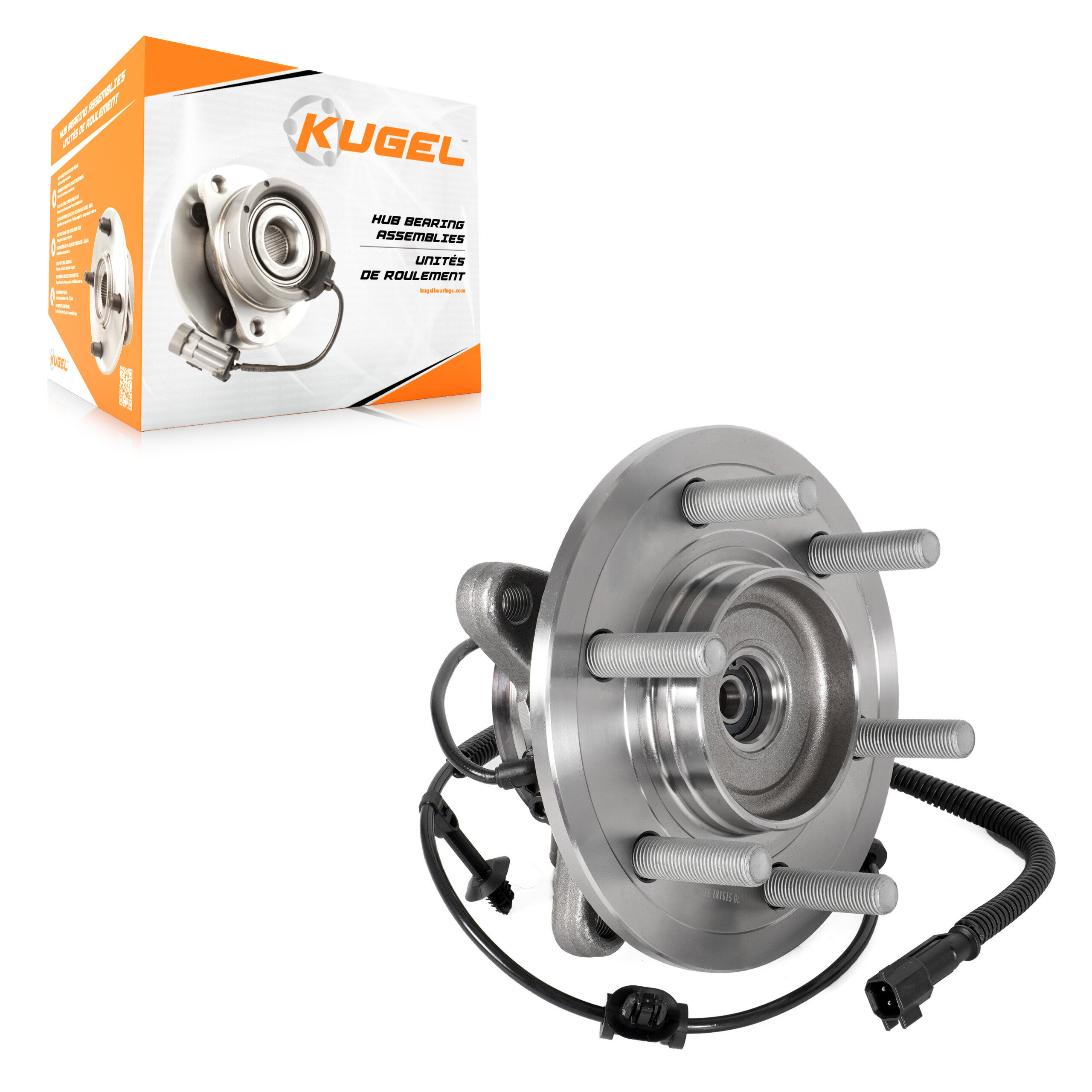 Kugel - 70-515181 - Front Wheel Bearing and Hub Assembly