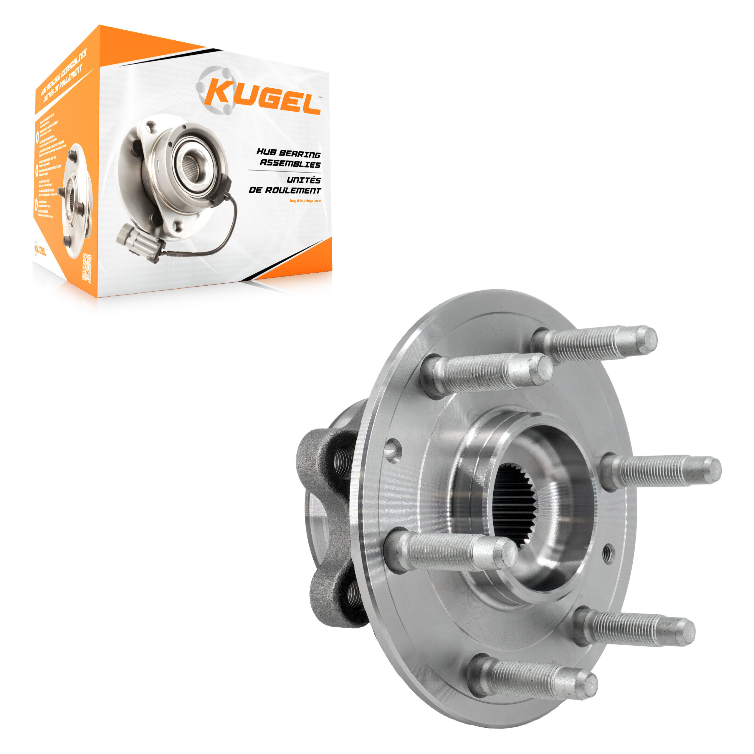 Kugel - 70-515197 - Front Wheel Bearing and Hub Assembly
