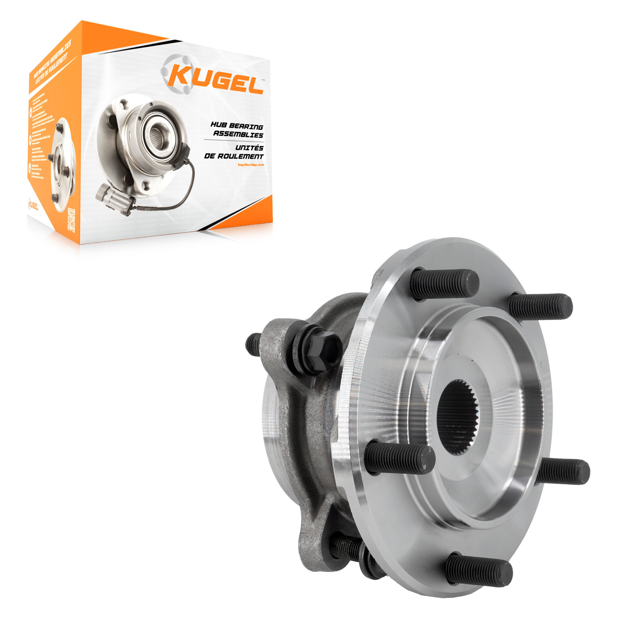 Kugel - 70-515202 - Front Wheel Bearing and Hub Assembly