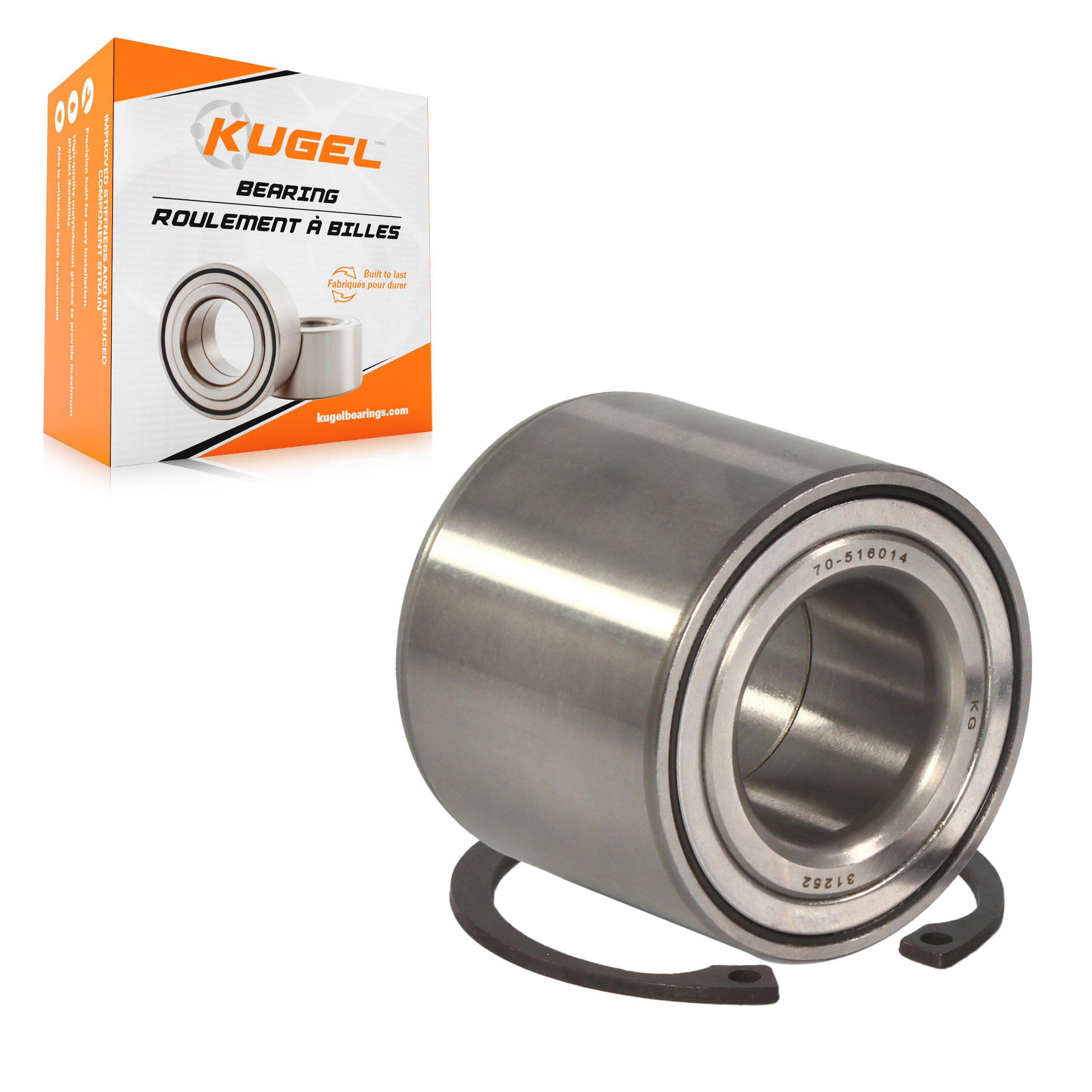 Kugel - 70-516014 - Rear Wheel Bearing and Race Set