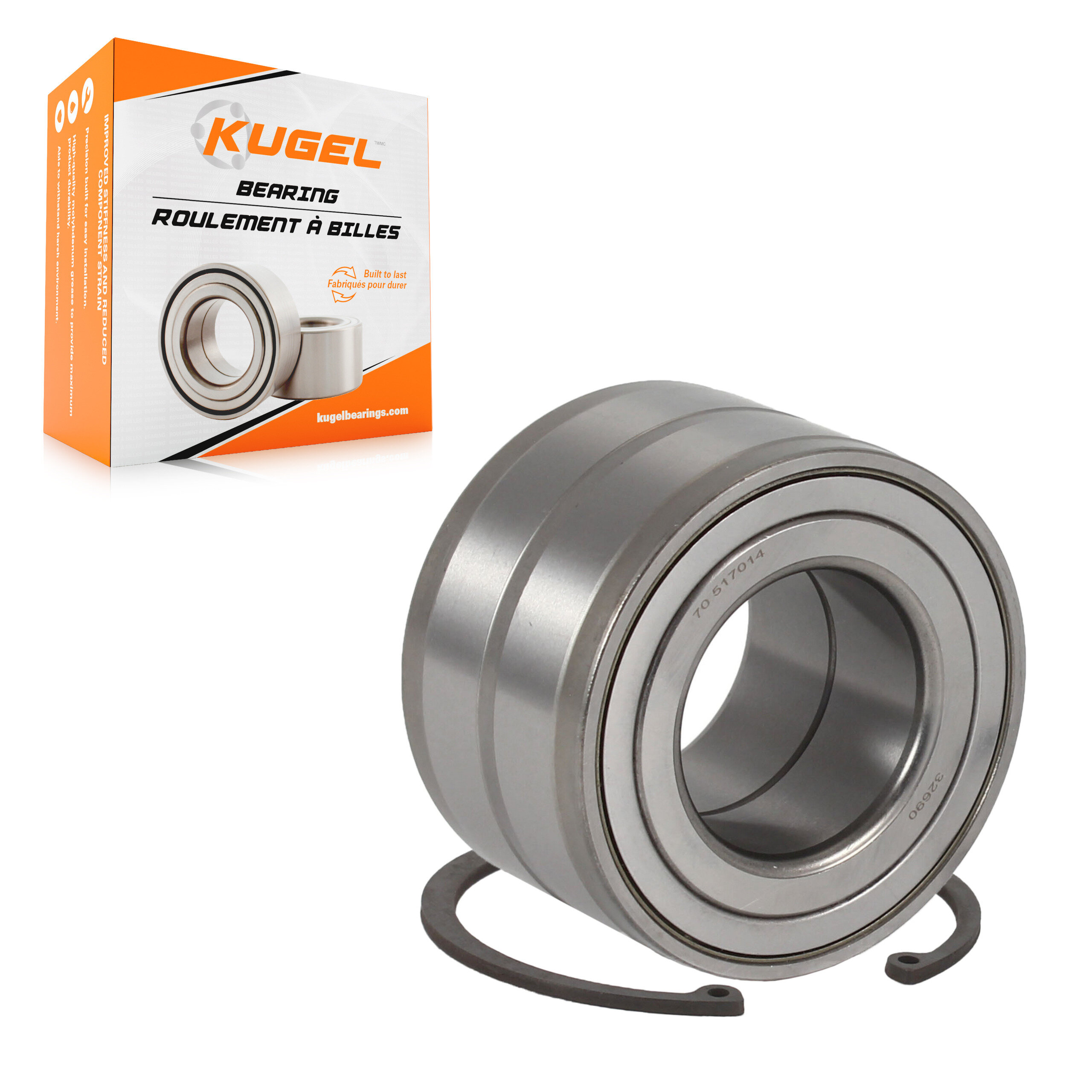 Kugel - 70-517014 - Front Wheel Bearing and Race Set