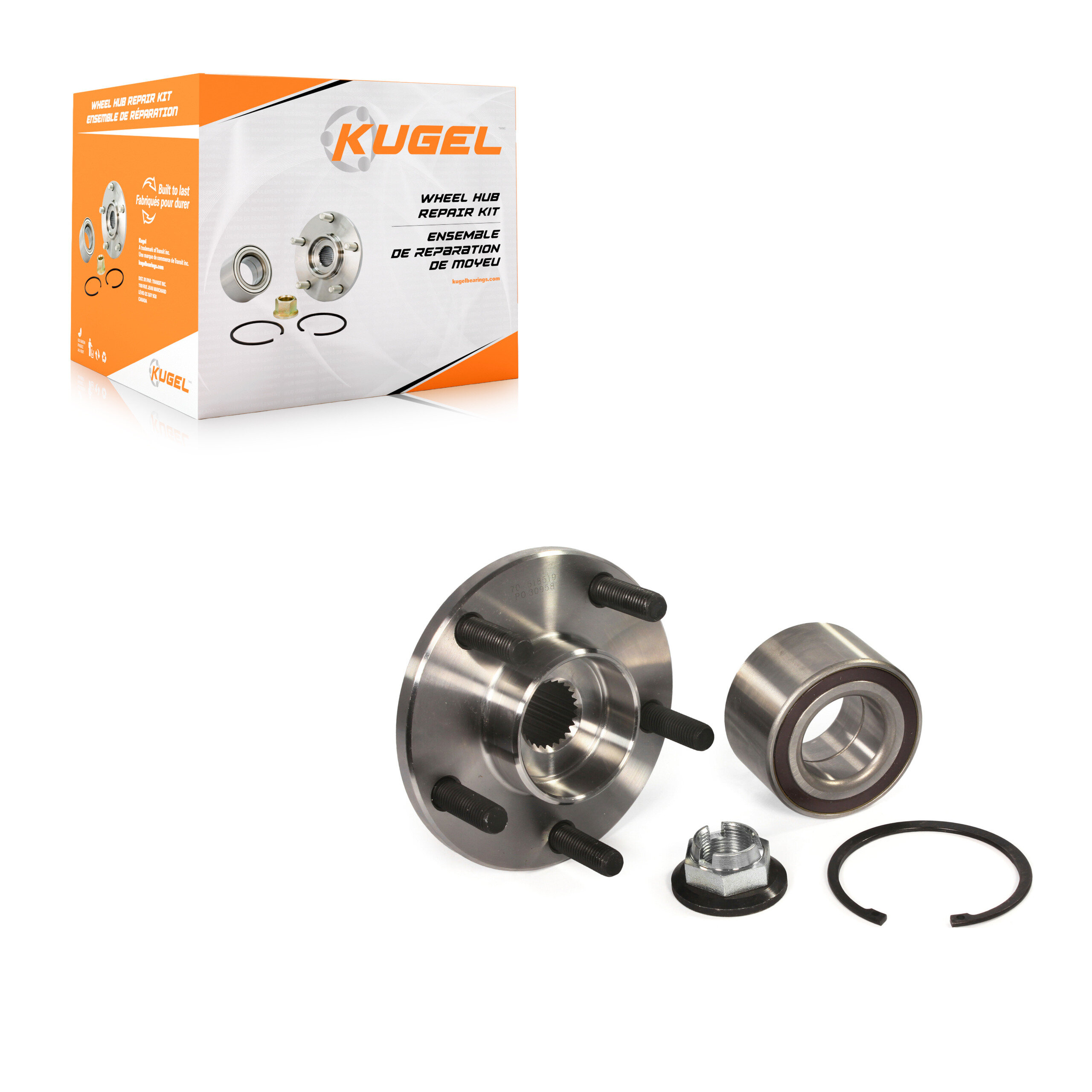 Kugel - 70-518519 - Front Wheel Hub Repair Kit