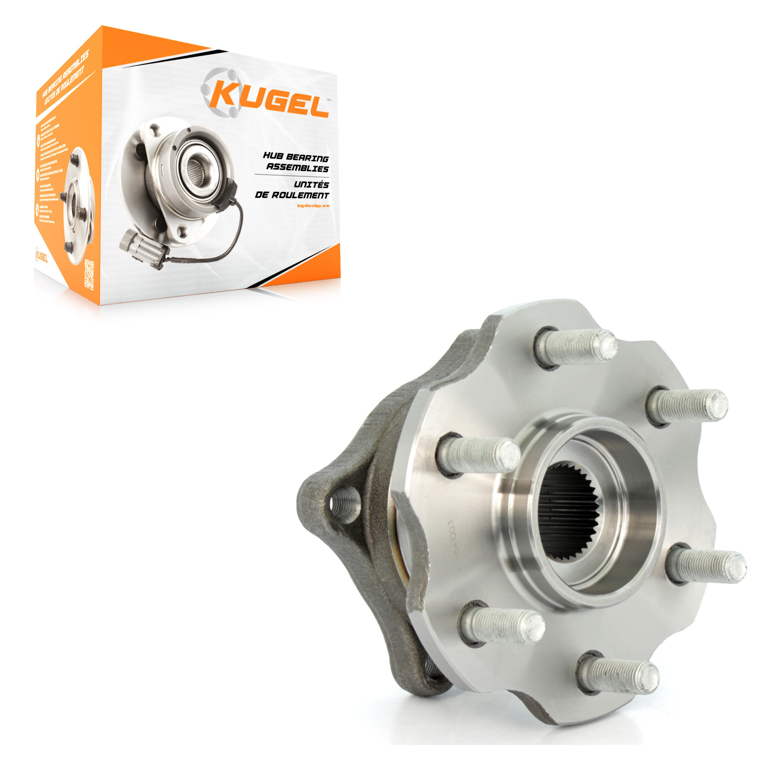 Kugel - 70-541003 - Rear Wheel Bearing and Hub Assembly