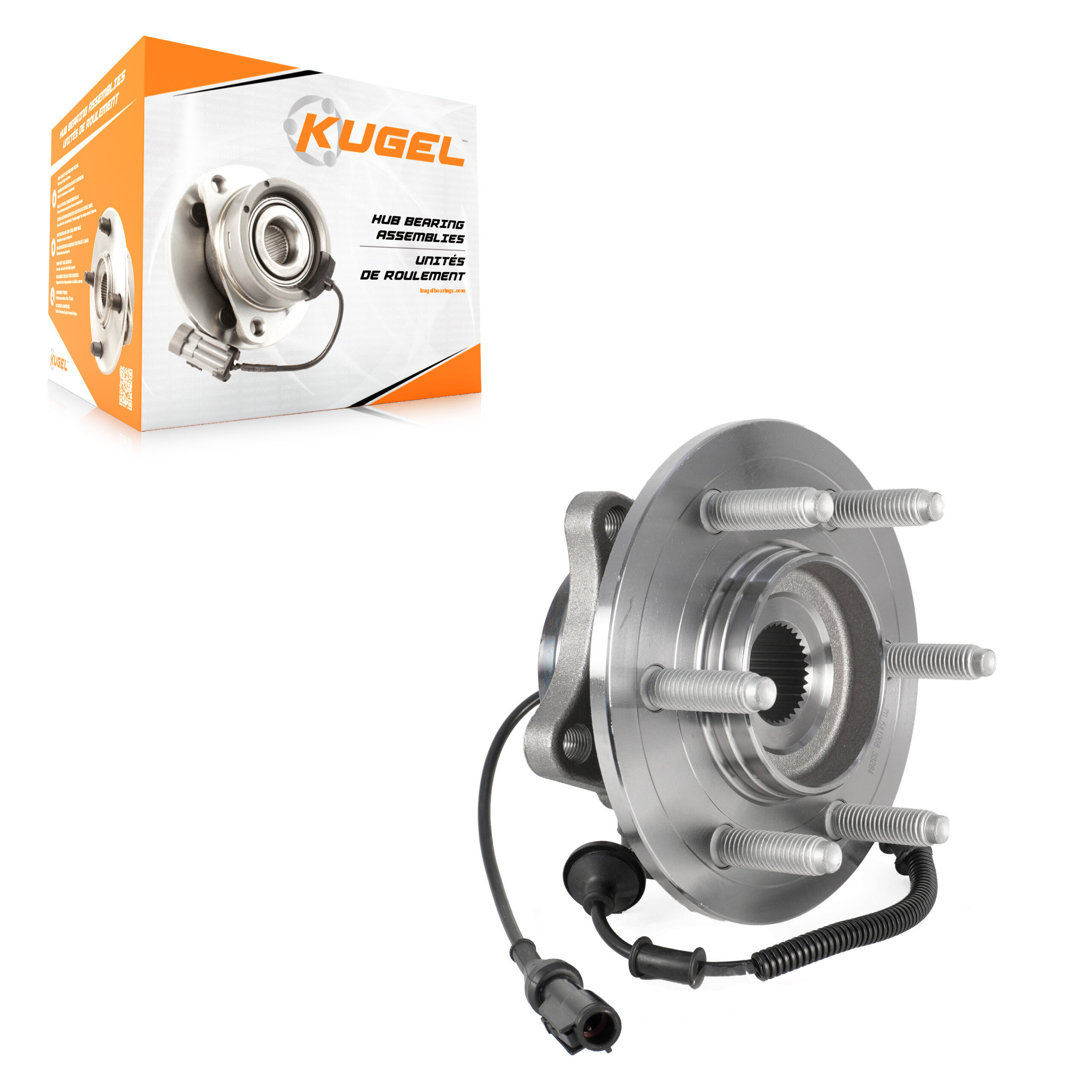 Kugel - 70-541008 - Rear Wheel Bearing and Hub Assembly