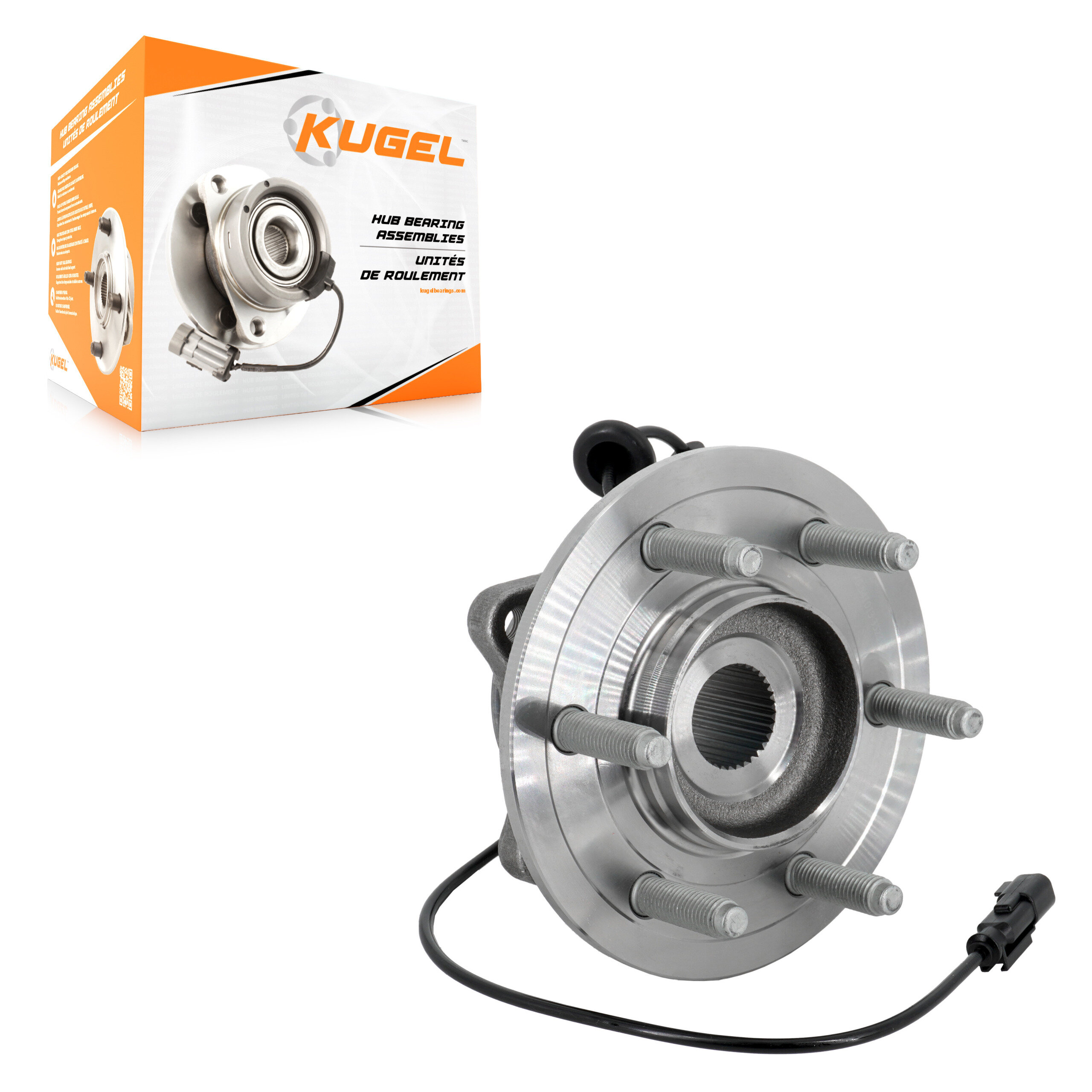 Kugel - 70-541013 - Rear Wheel Bearing and Hub Assembly