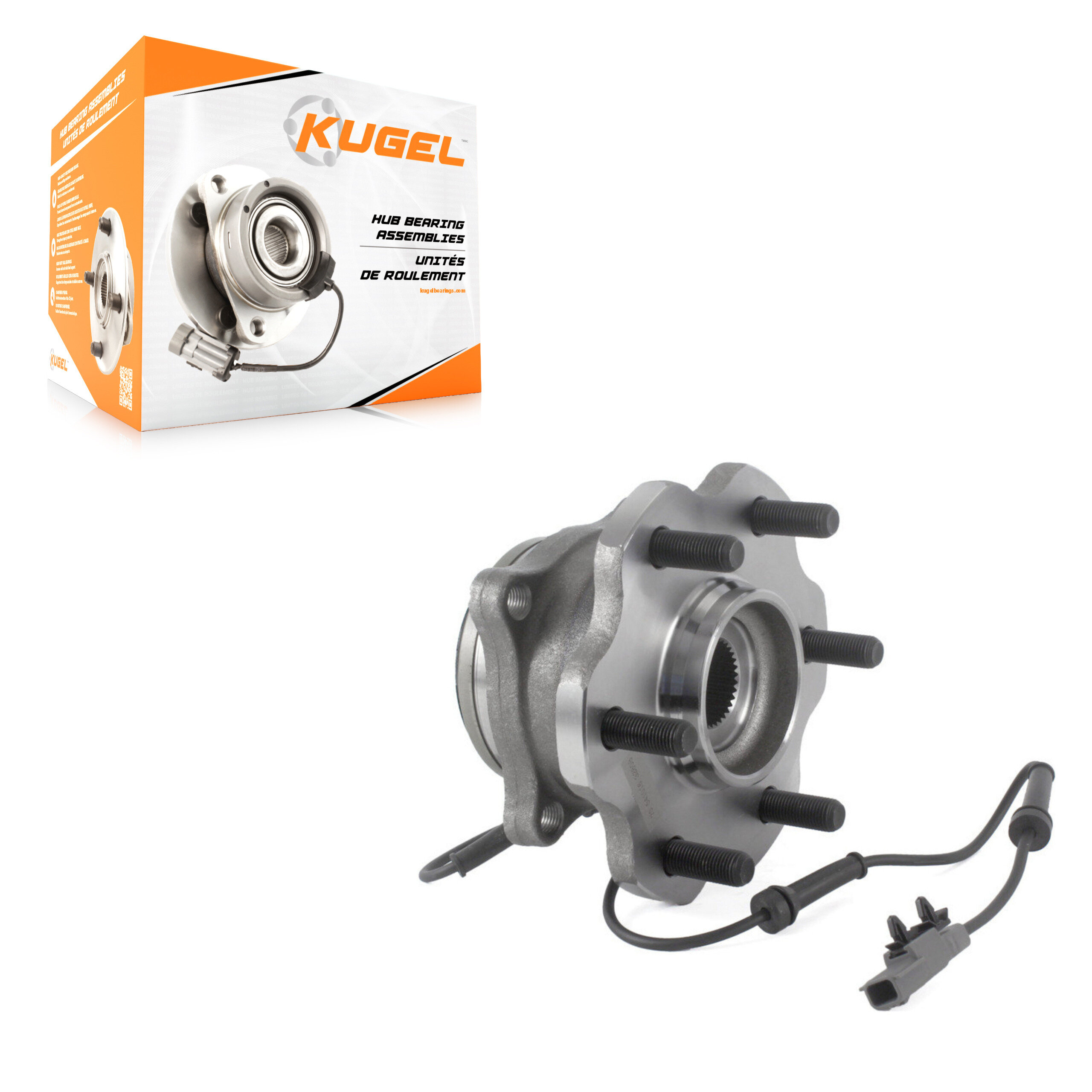 Kugel - 70-541016 - Rear Wheel Bearing and Hub Assembly