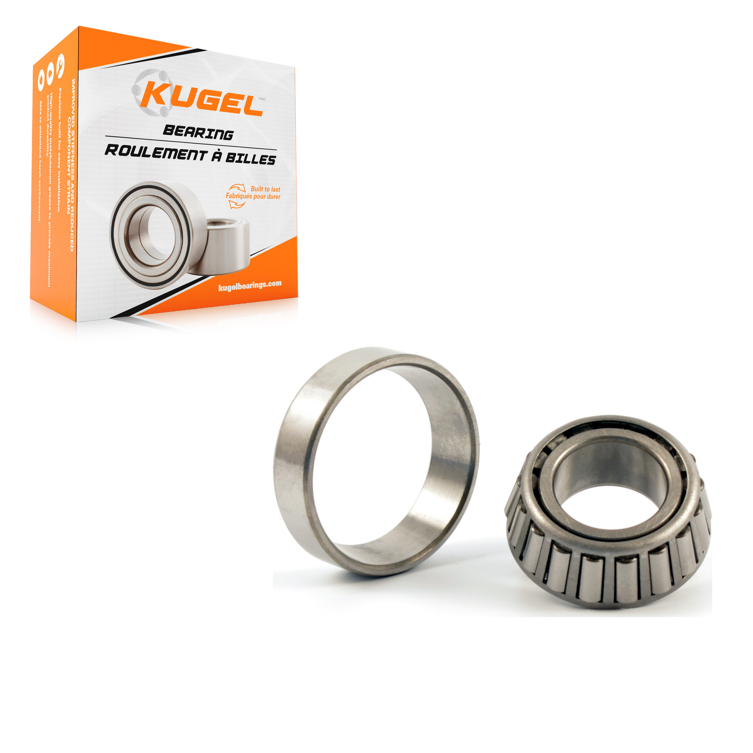 Kugel - 70-A16 - Front Outer Wheel Bearing and Race Set