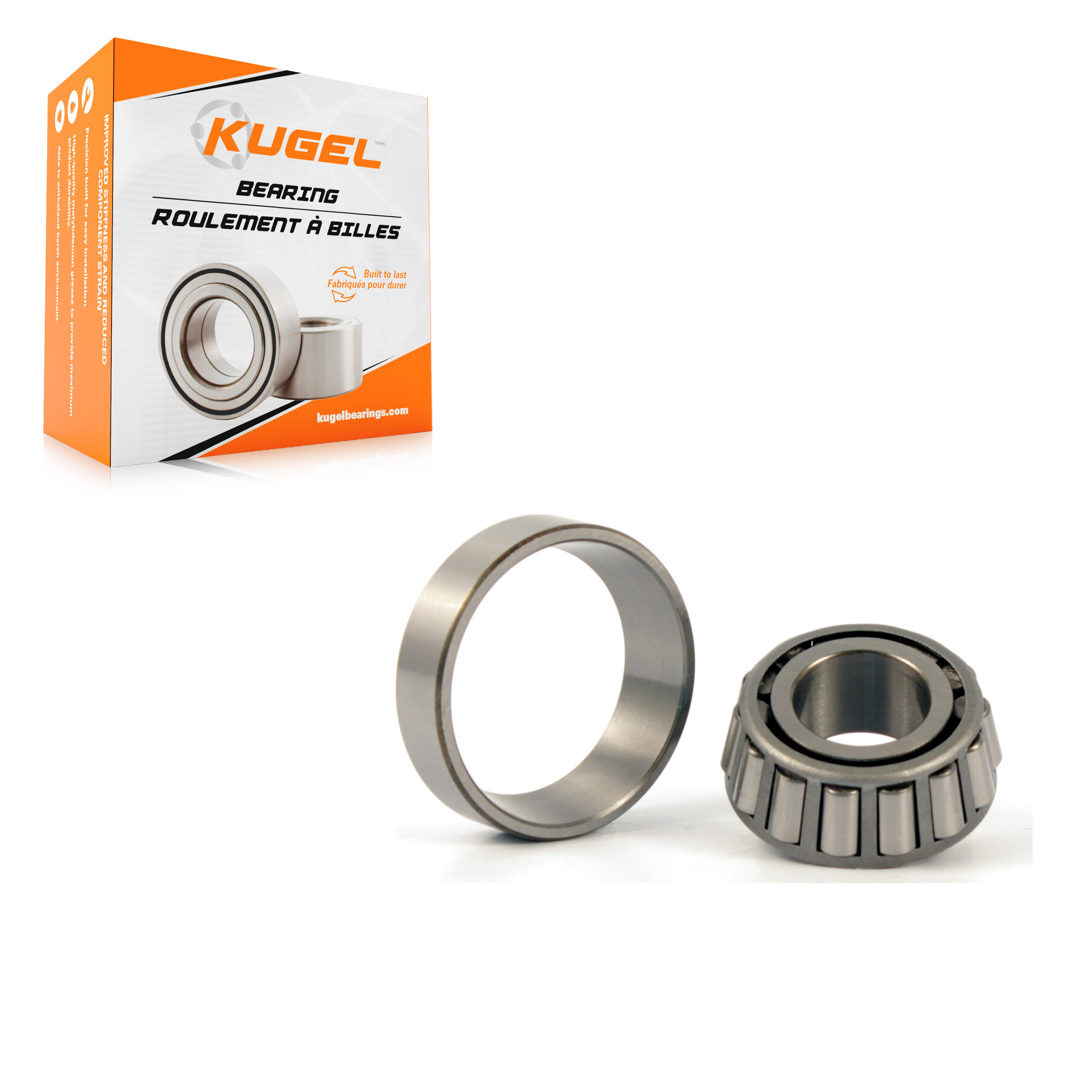 Kugel - 70-A2 - Front Outer Wheel Bearing and Race Set
