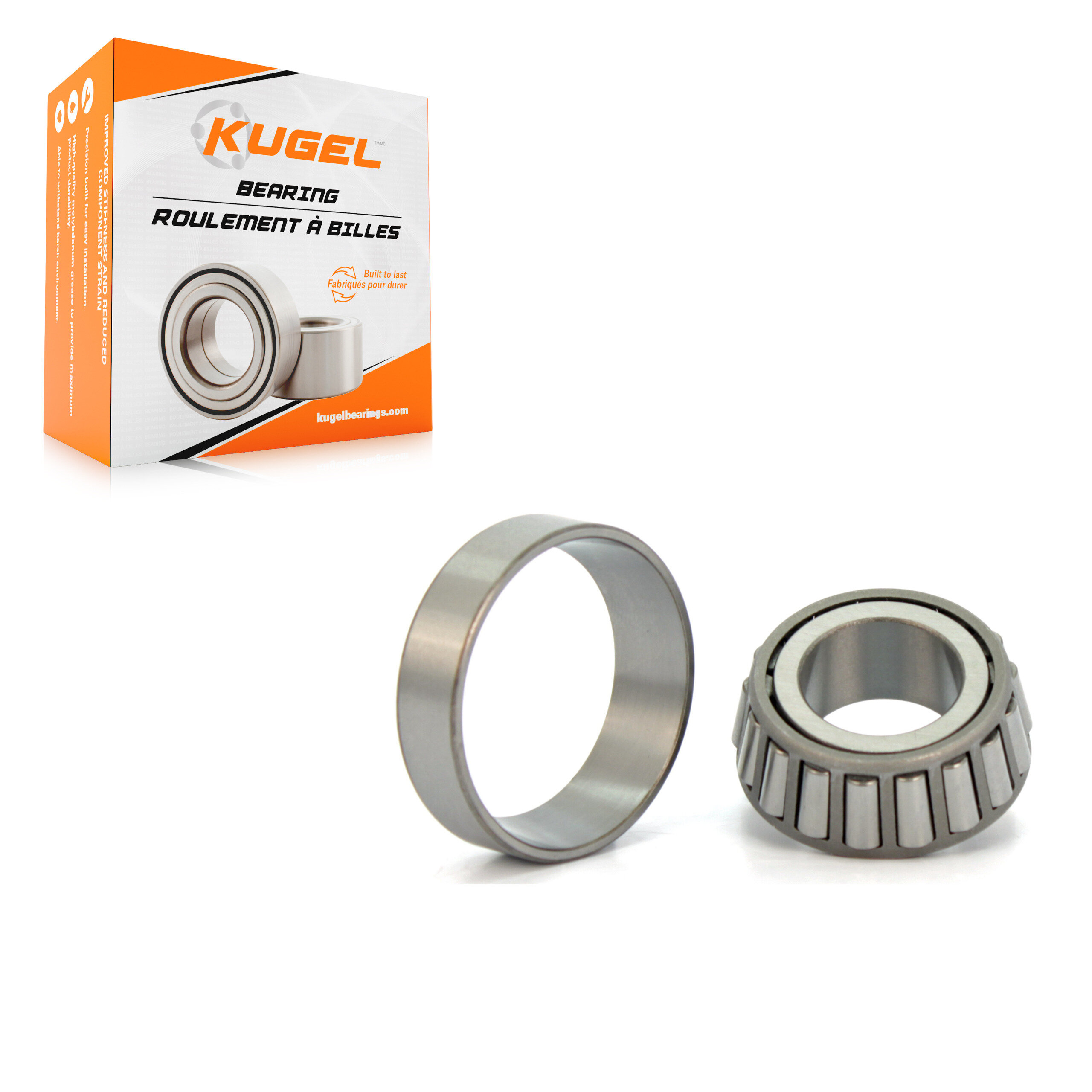 Kugel - 70-A34 - Front Outer Wheel Bearing and Race Set