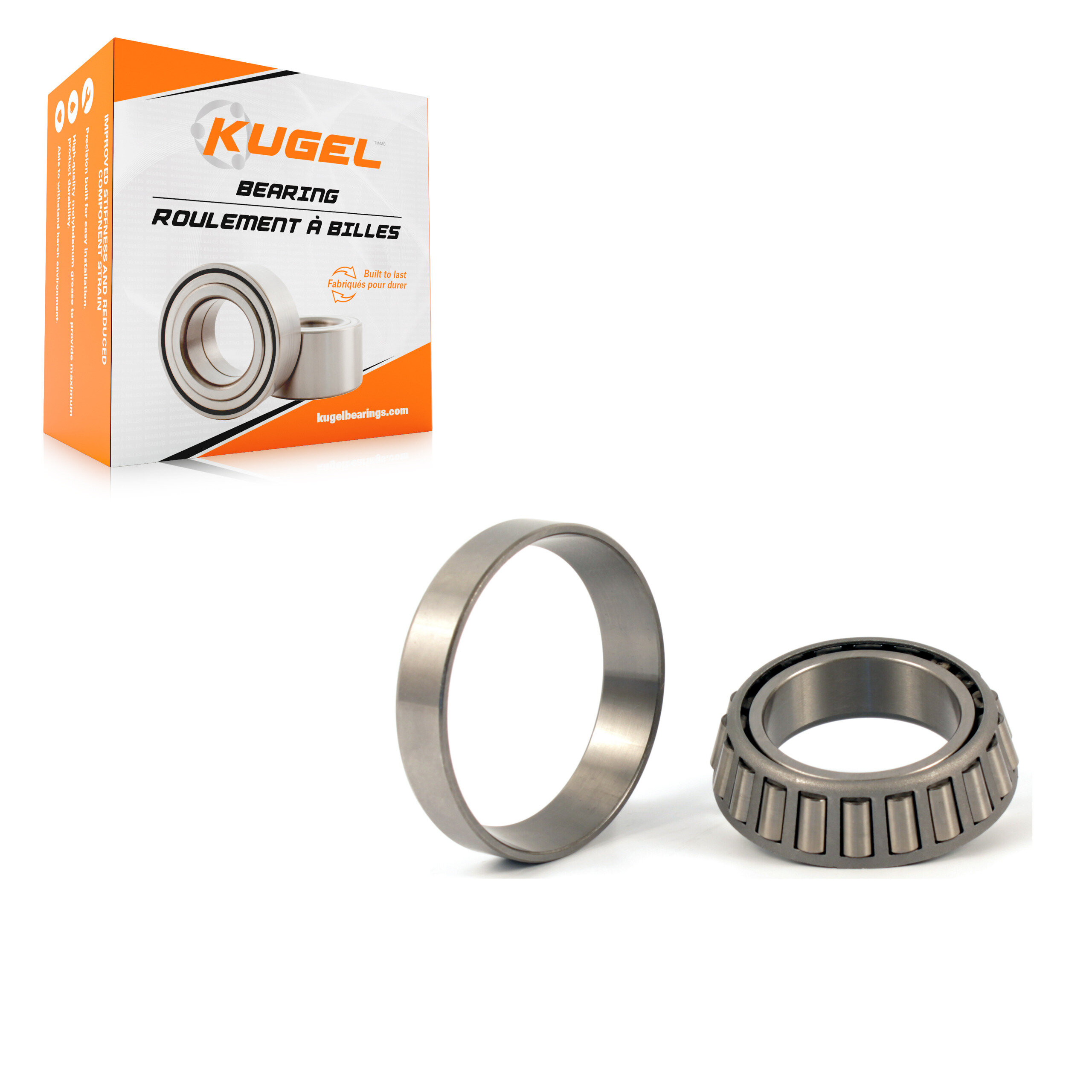 Kugel - 70-A37 - Front Inner Wheel Bearing and Race Set
