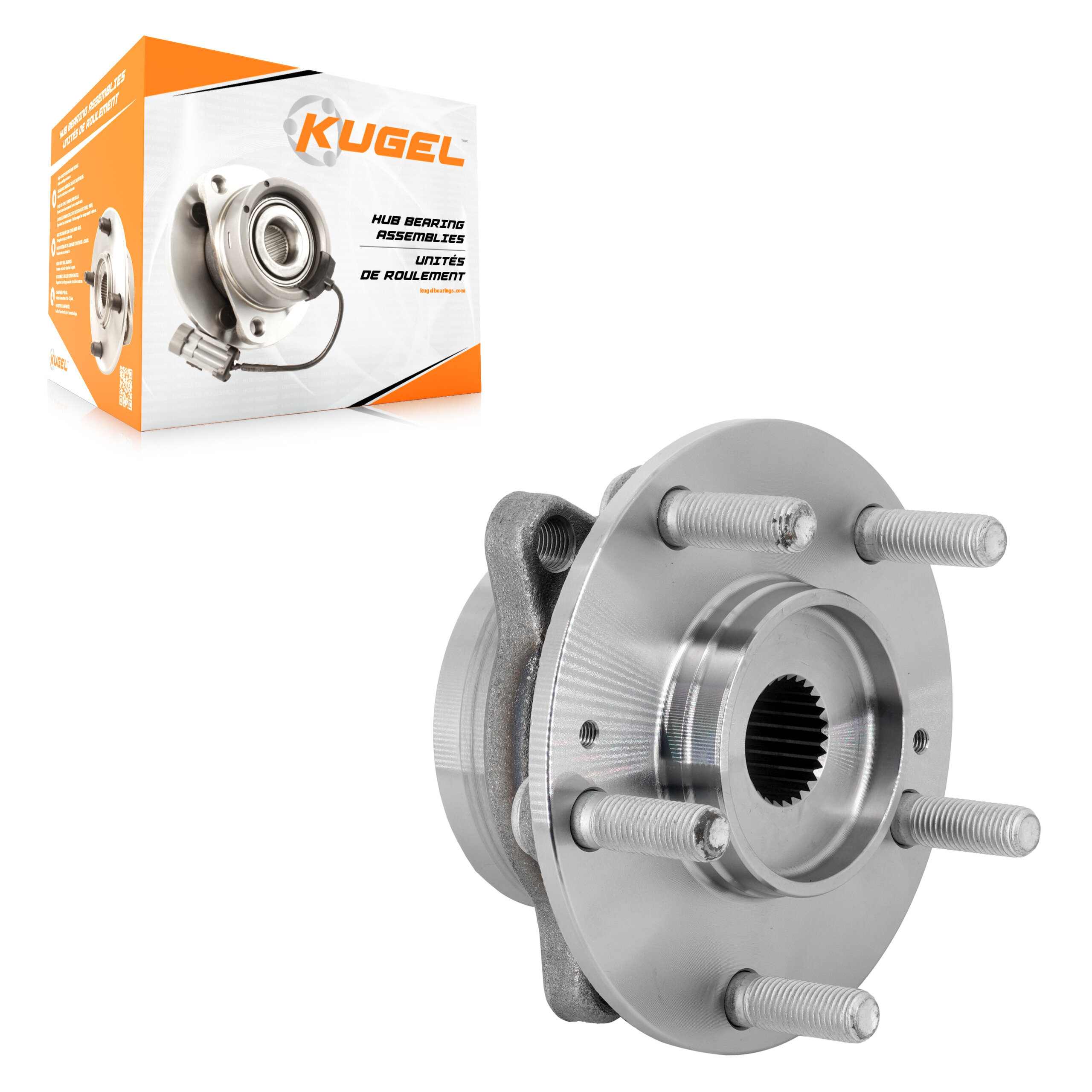 Kugel - 70-KH5000 - Front Wheel Bearing and Hub Assembly