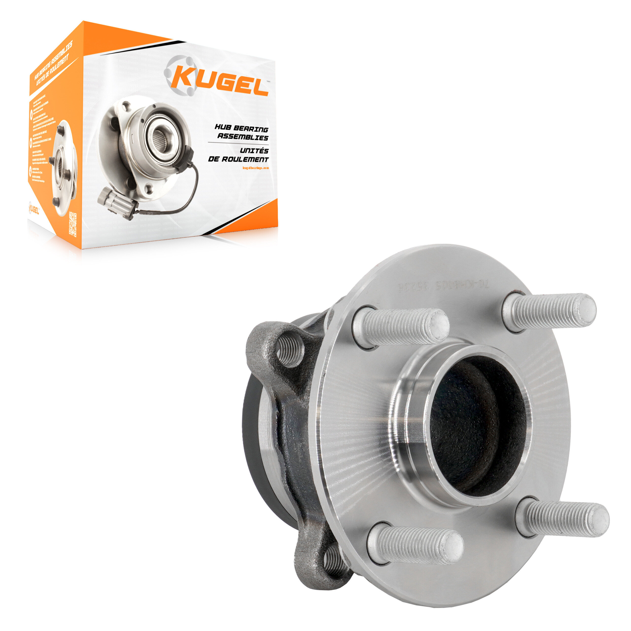 Kugel - 70-KH8005 - Front Wheel Bearing and Hub Assembly