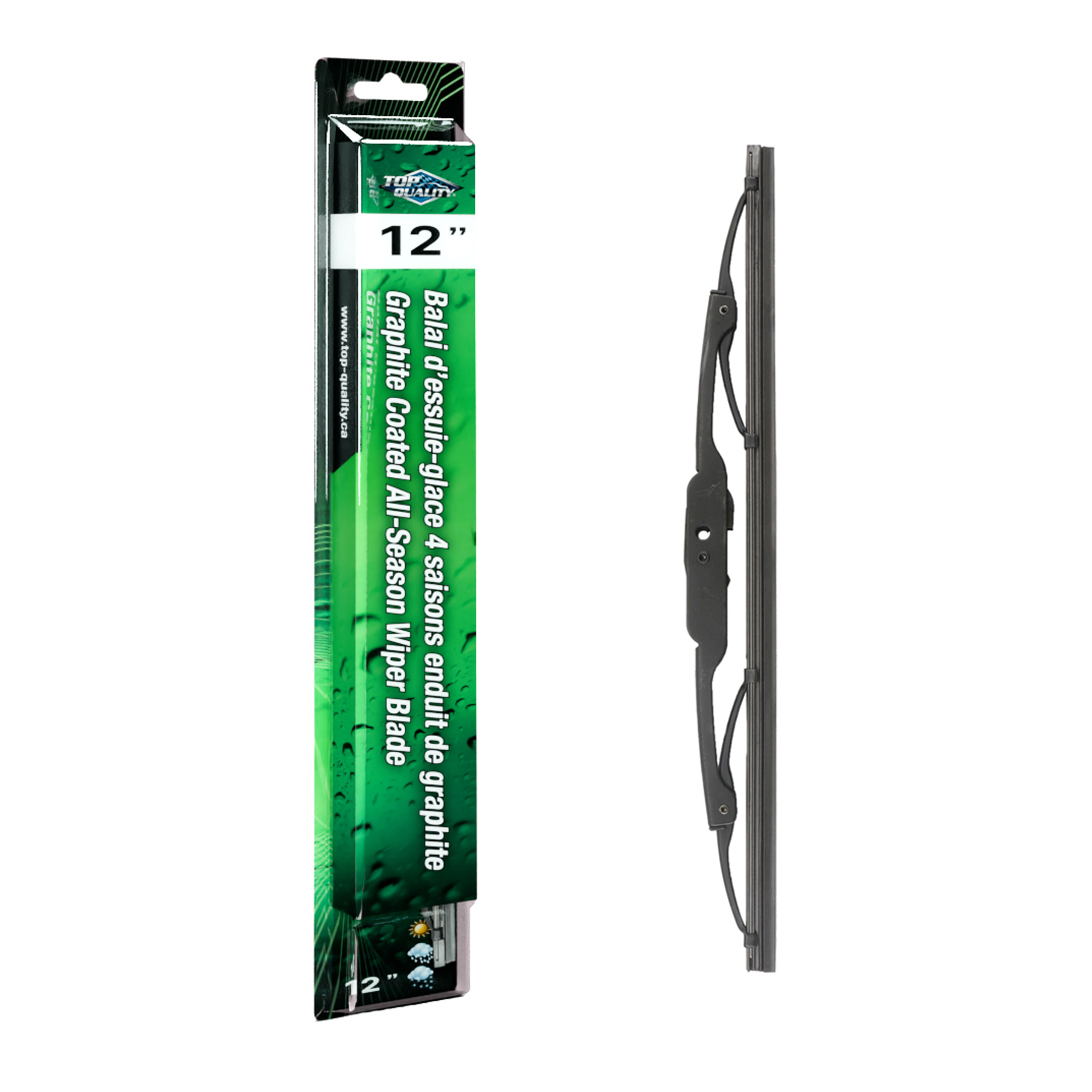 Top Quality - 90-20121 - Rear Windshield Wiper Blade