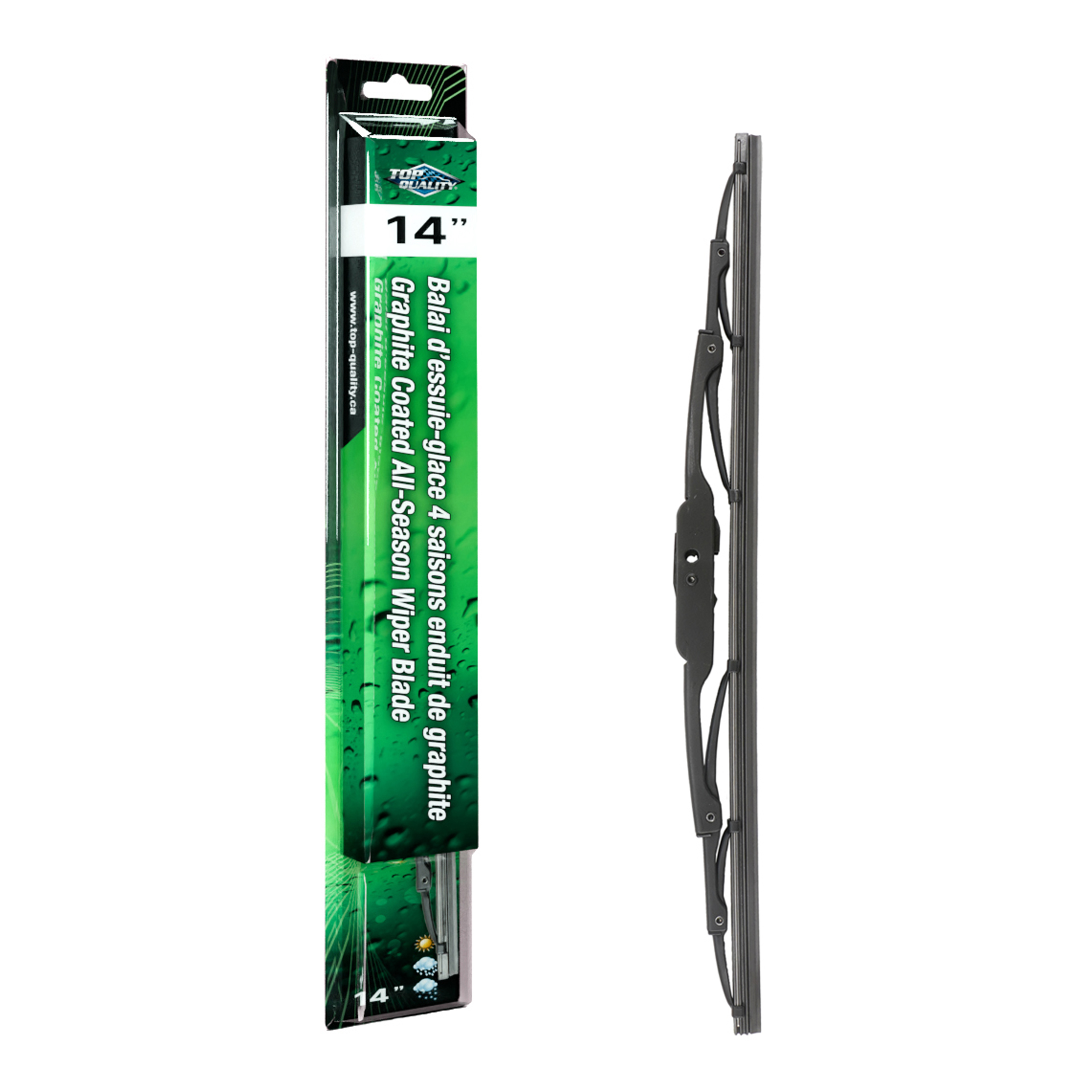 Top Quality - 90-20141 - Rear Windshield Wiper Blade