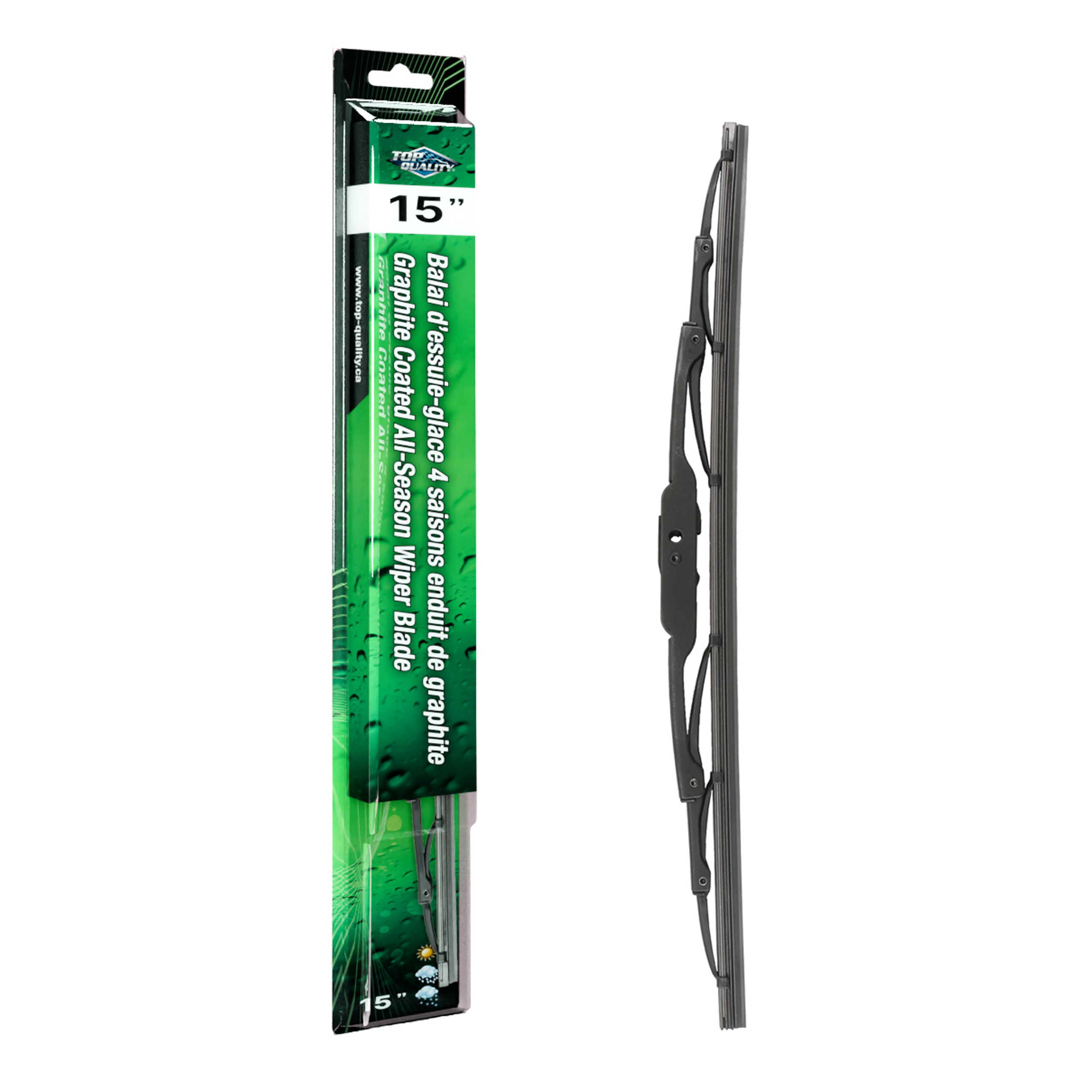 Top Quality - 90-20151 - Rear Windshield Wiper Blade