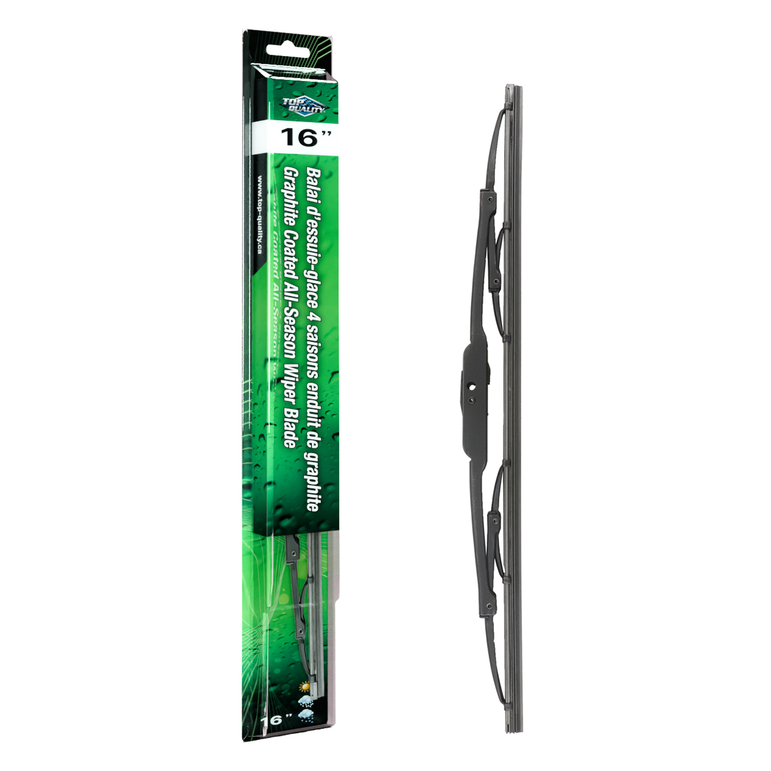 Top Quality - 90-20161 - Front Windshield Wiper Blade