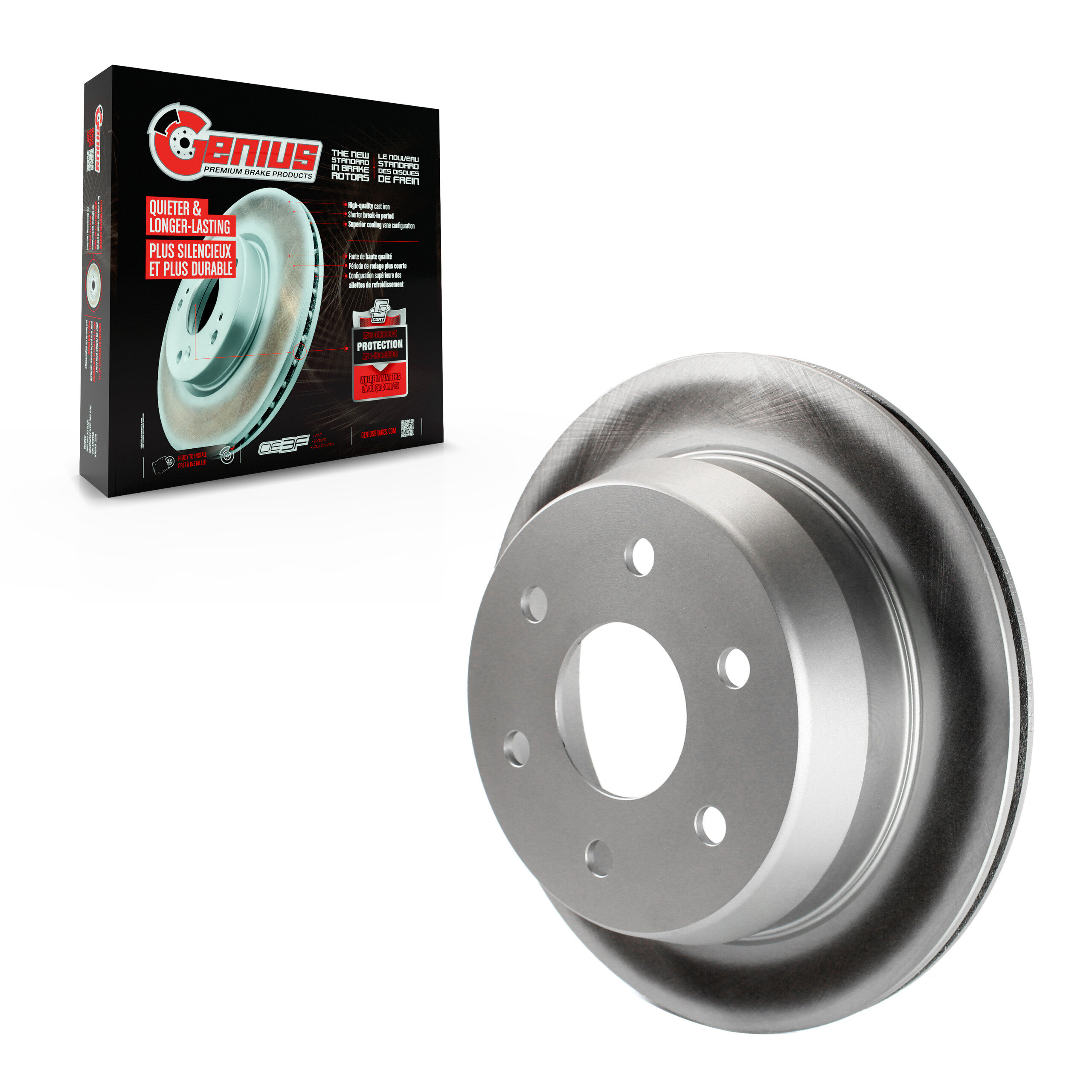 Genius - GCR-56827 - Rear Disc Brake Rotor