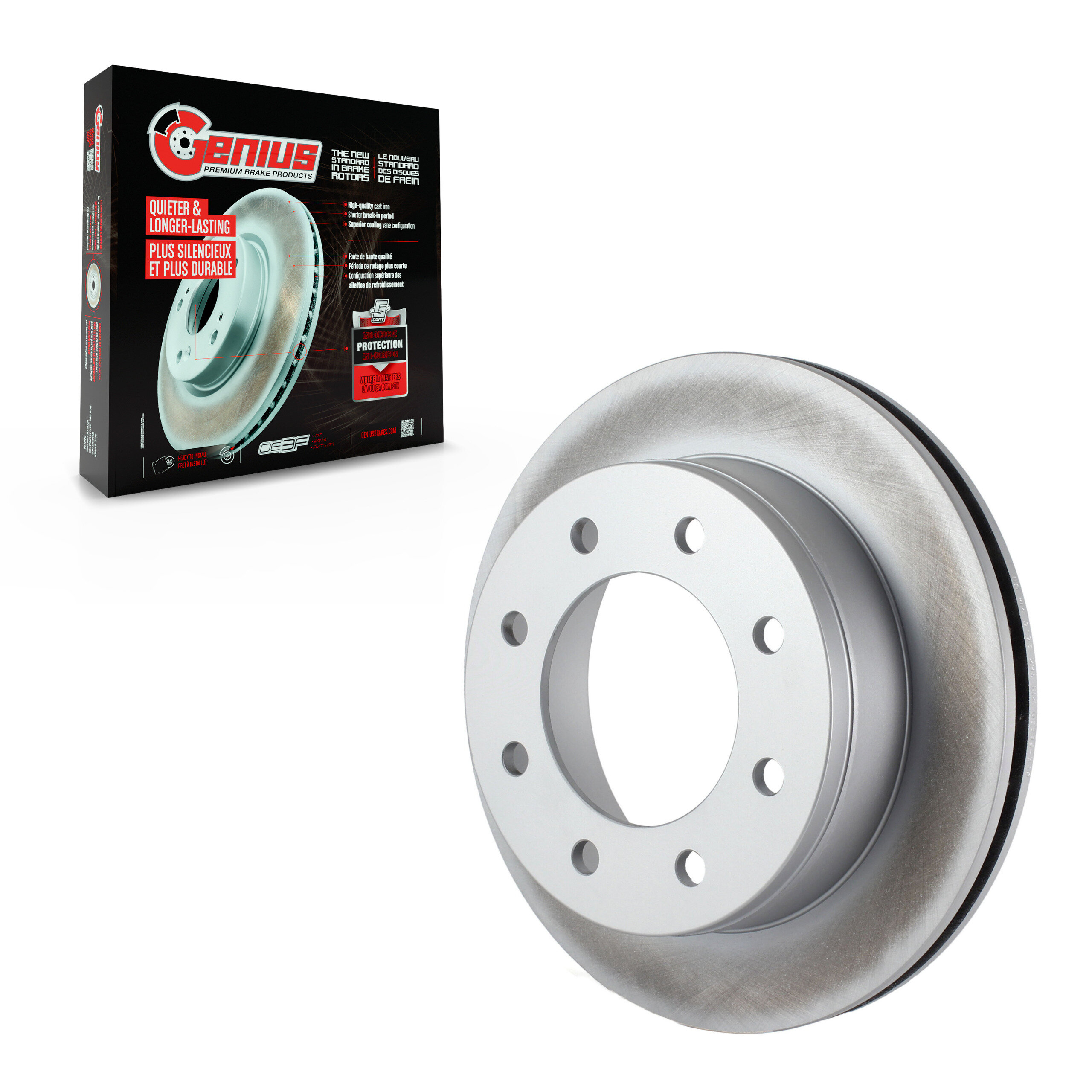 Genius - GCR-56830 - Rear Disc Brake Rotor