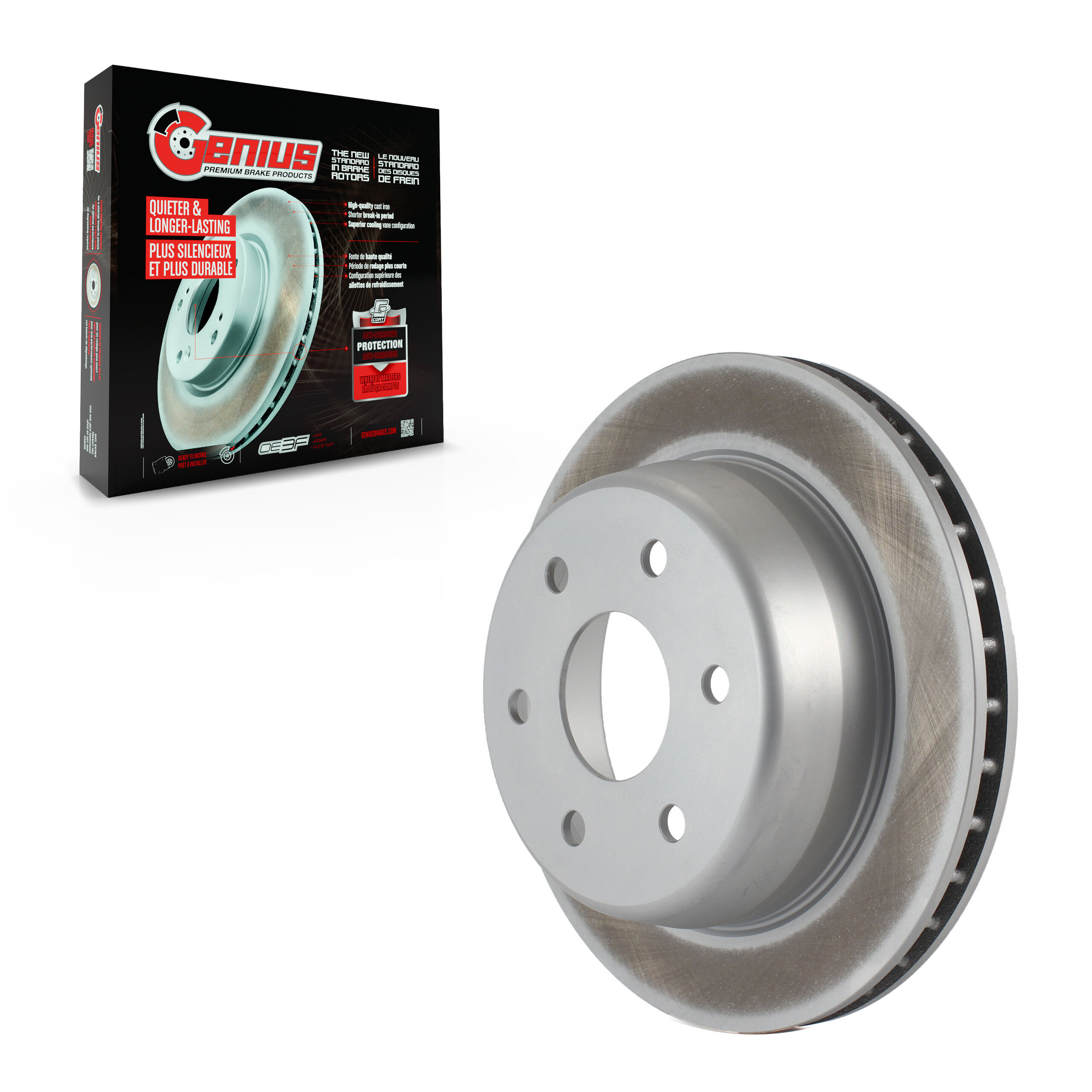 Genius - GCR-56919 - Rear Disc Brake Rotor