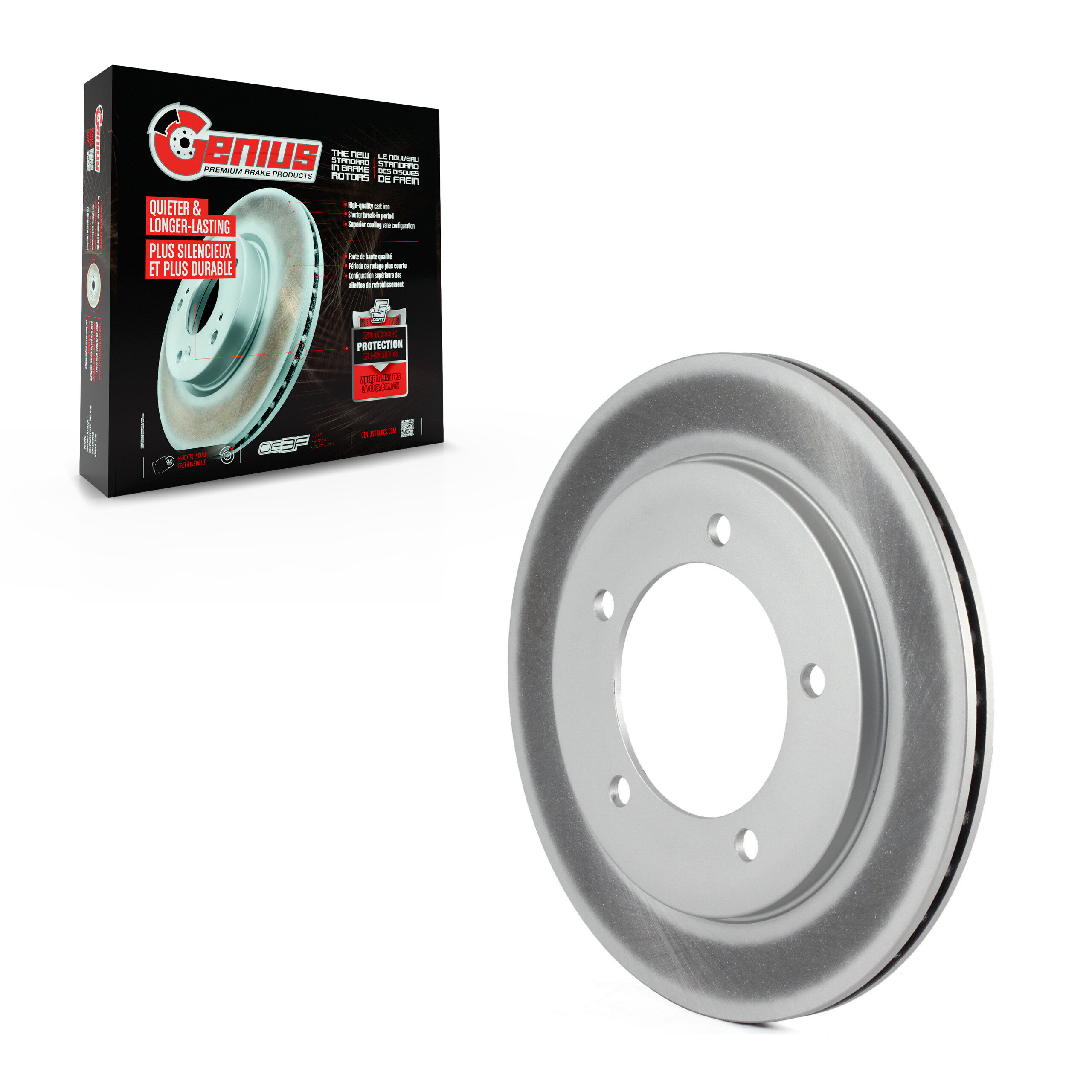 Genius - GCR-56927 - Front Disc Brake Rotor