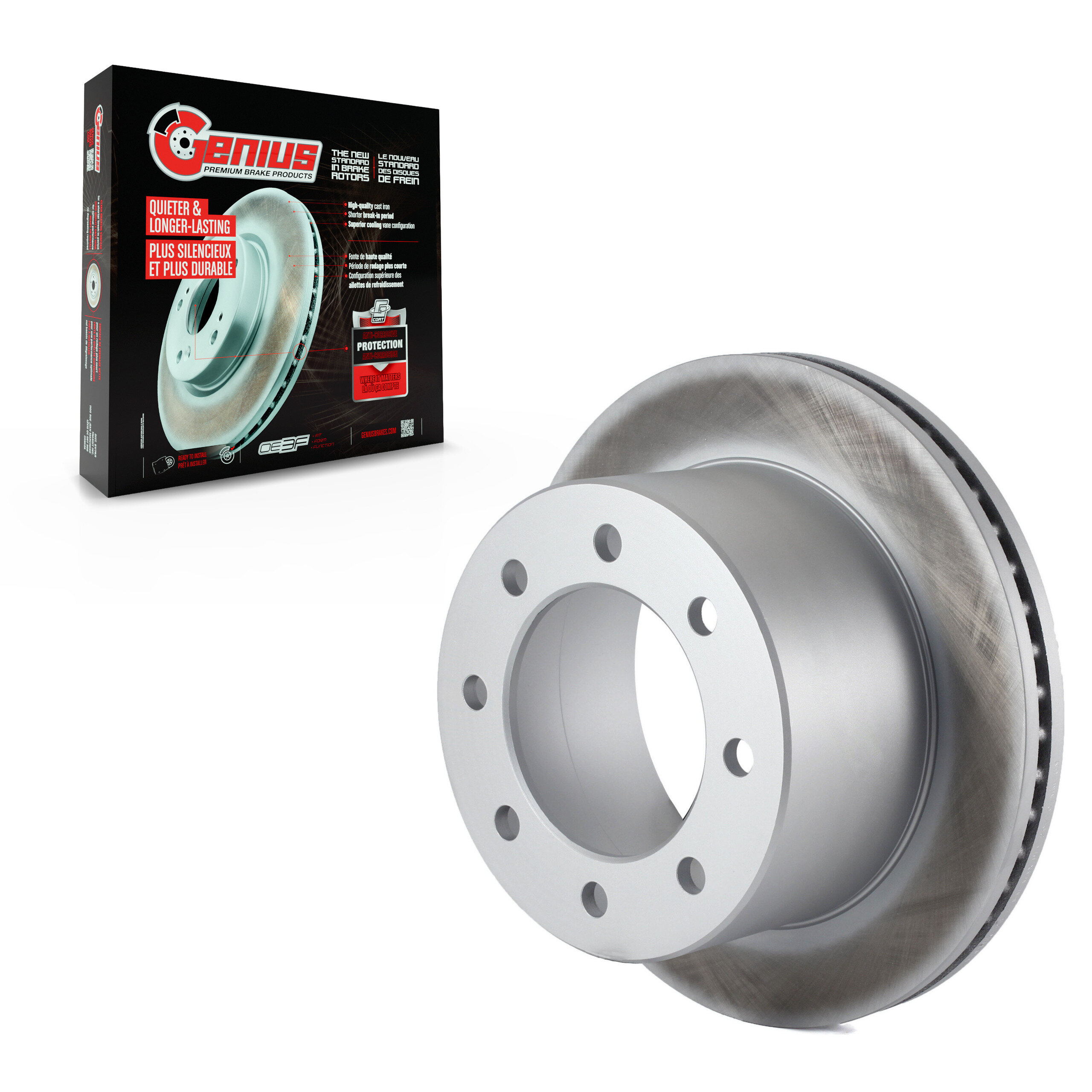 Genius - GCR-56992 - Rear Disc Brake Rotor