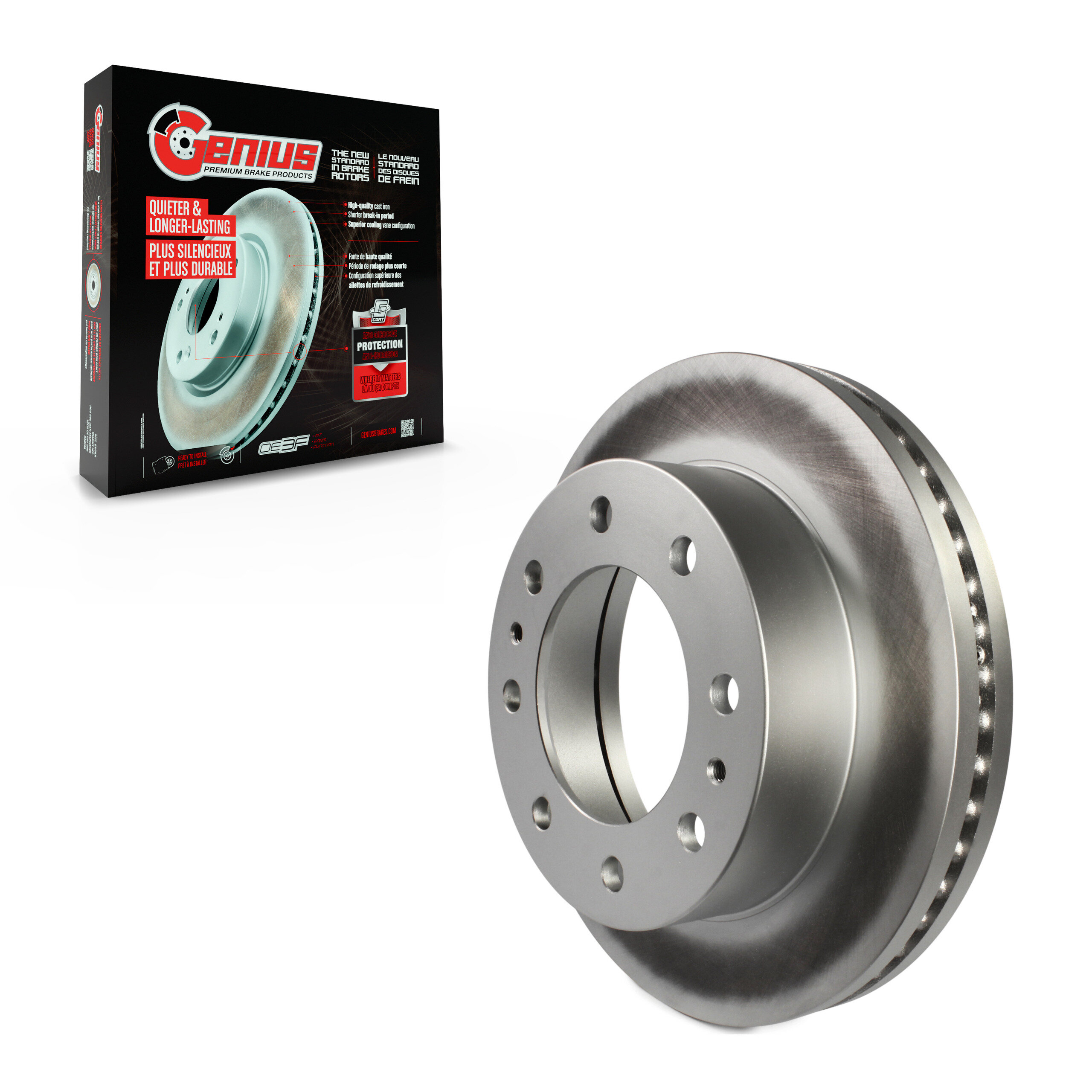 Genius - GCR-56999 - Front Disc Brake Rotor