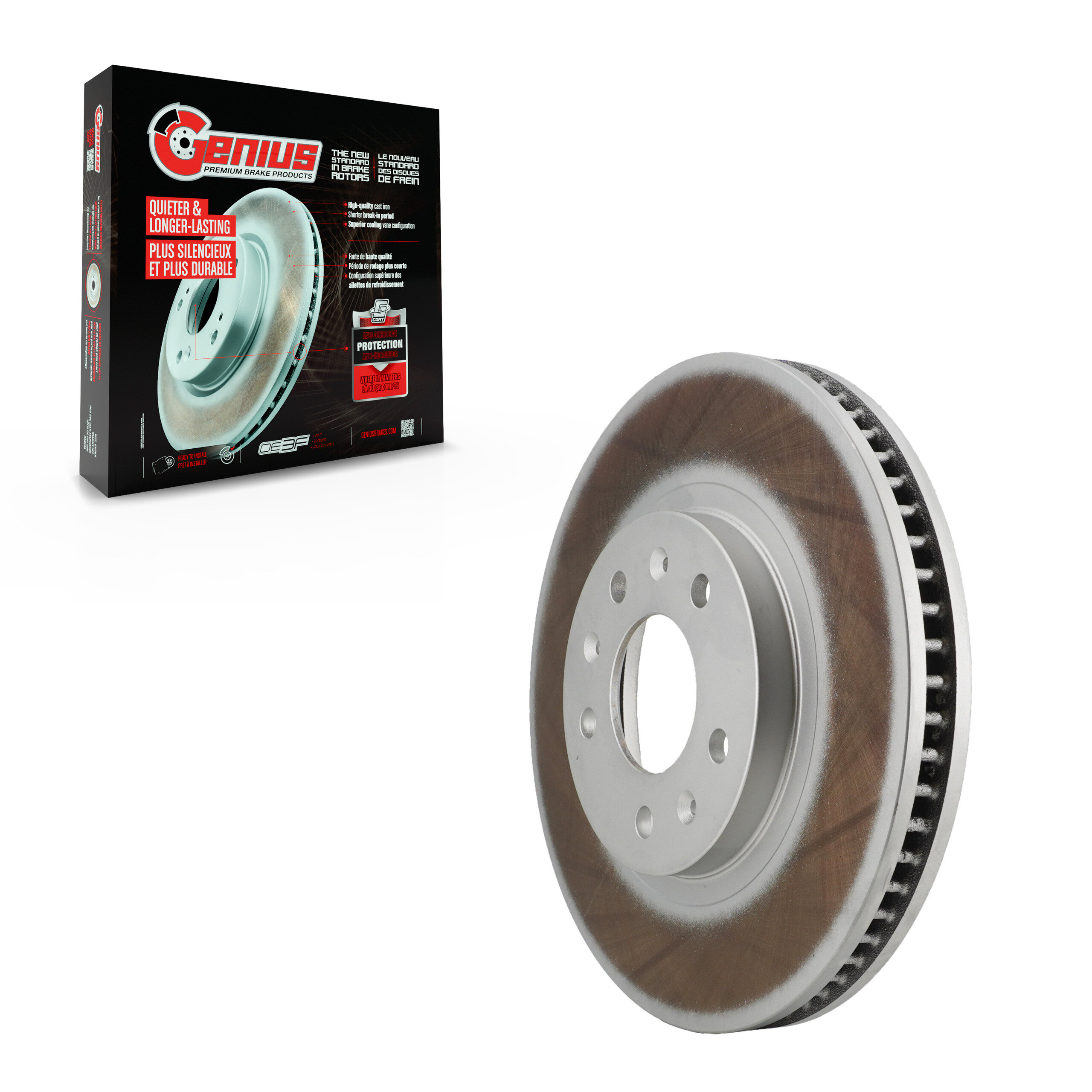 Genius - GCR-580120 - Front Disc Brake Rotor