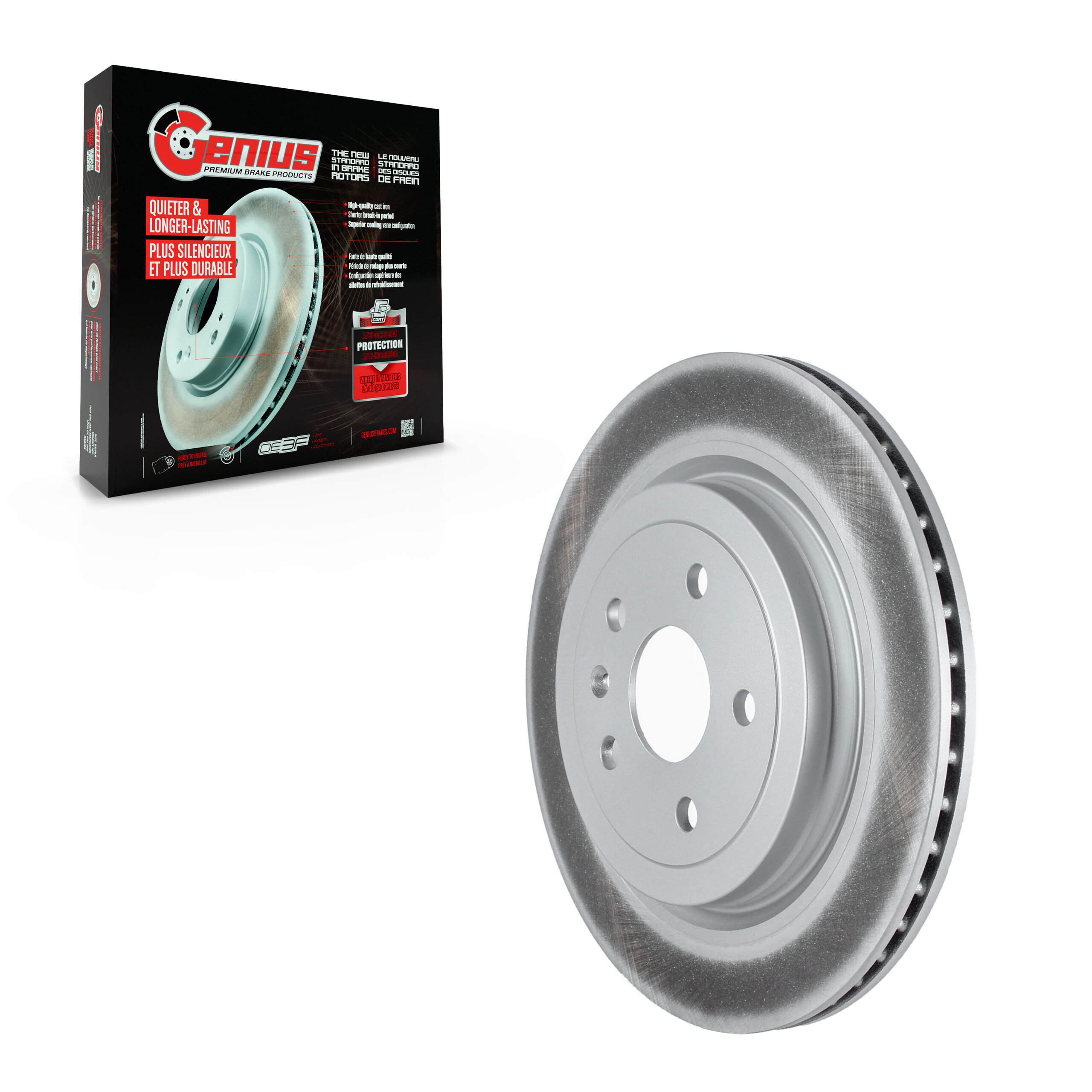 Genius - GCR-580717 - Rear Disc Brake Rotor