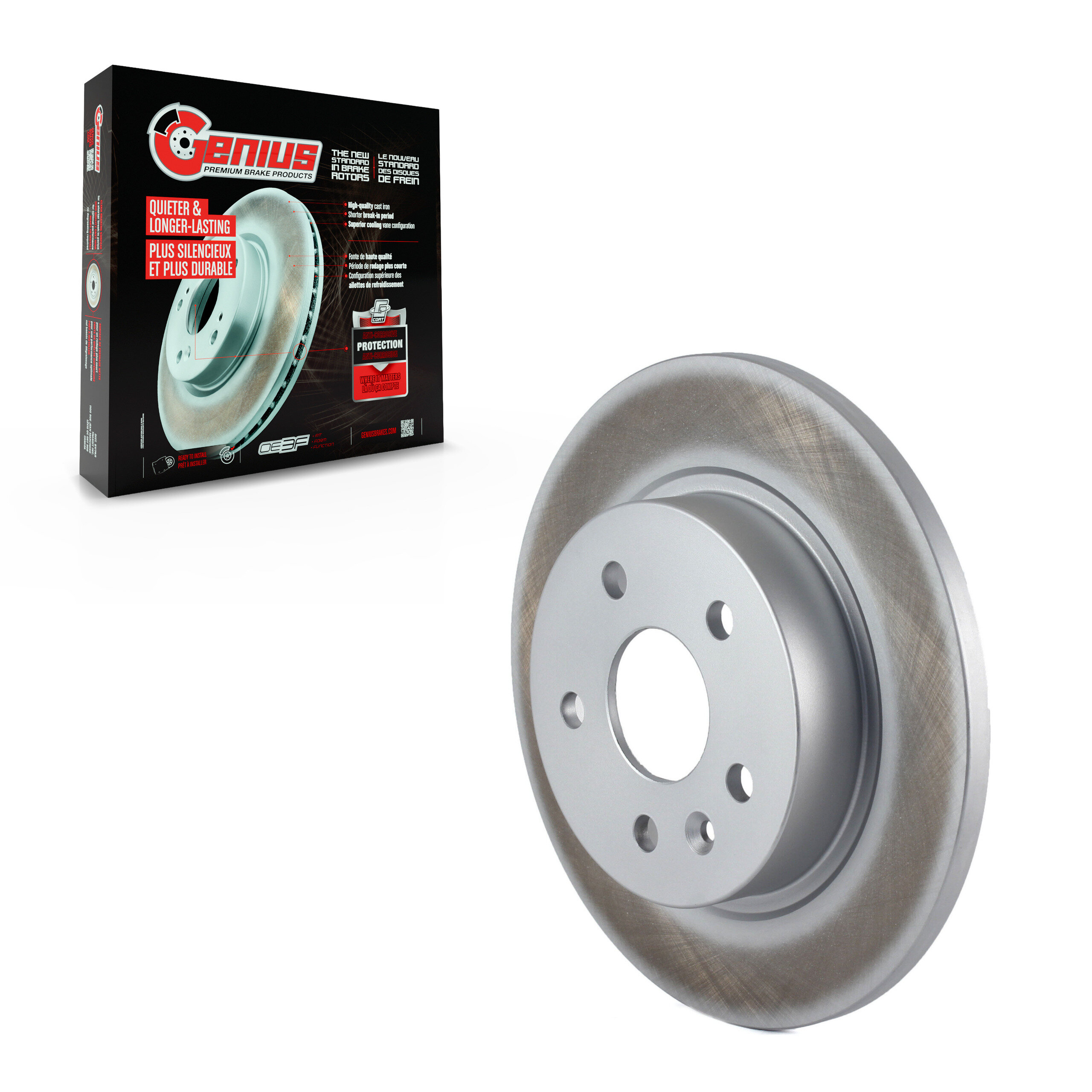 Genius - GCR-580769 - Rear Disc Brake Rotor