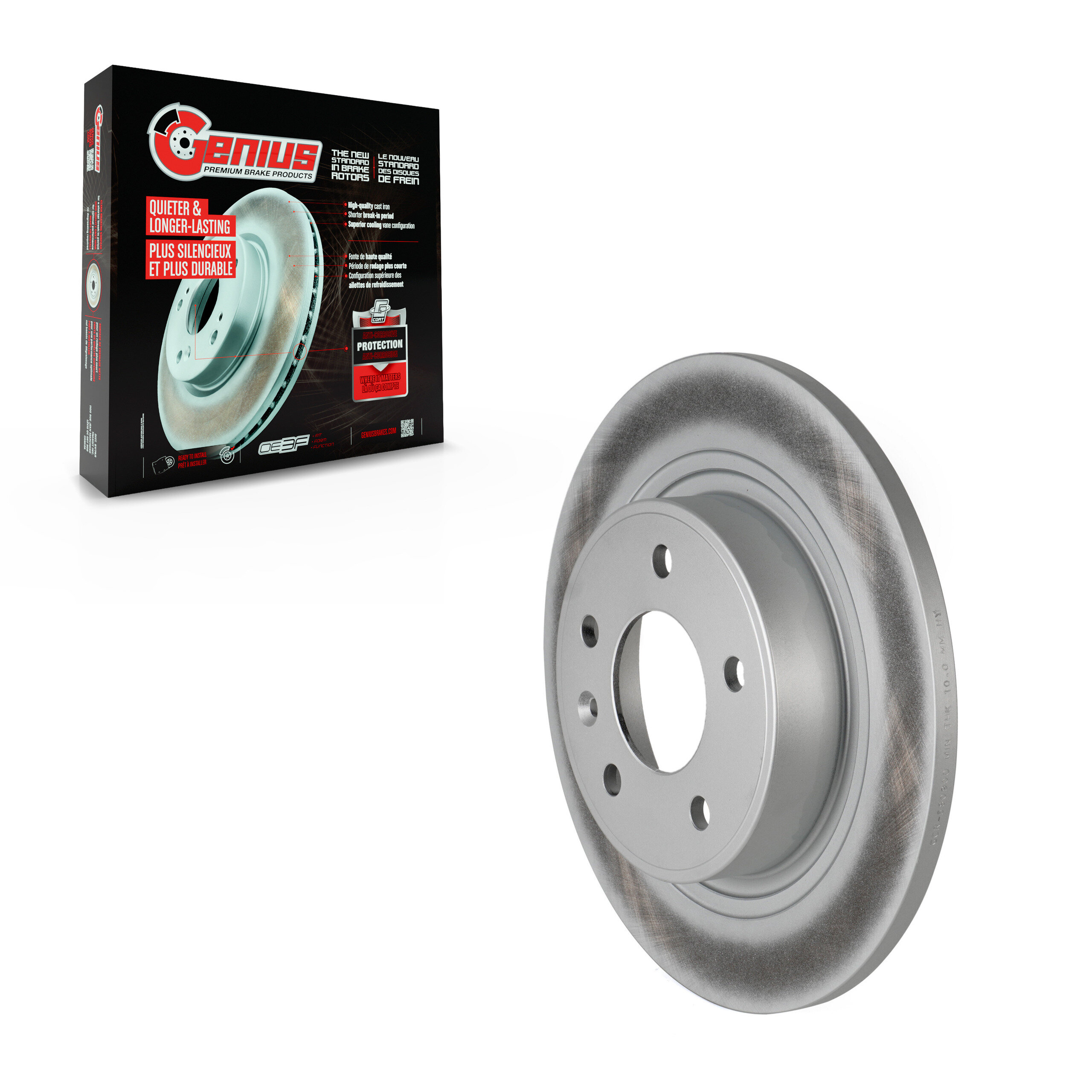 Genius - GCR-580900 - Rear Disc Brake Rotor