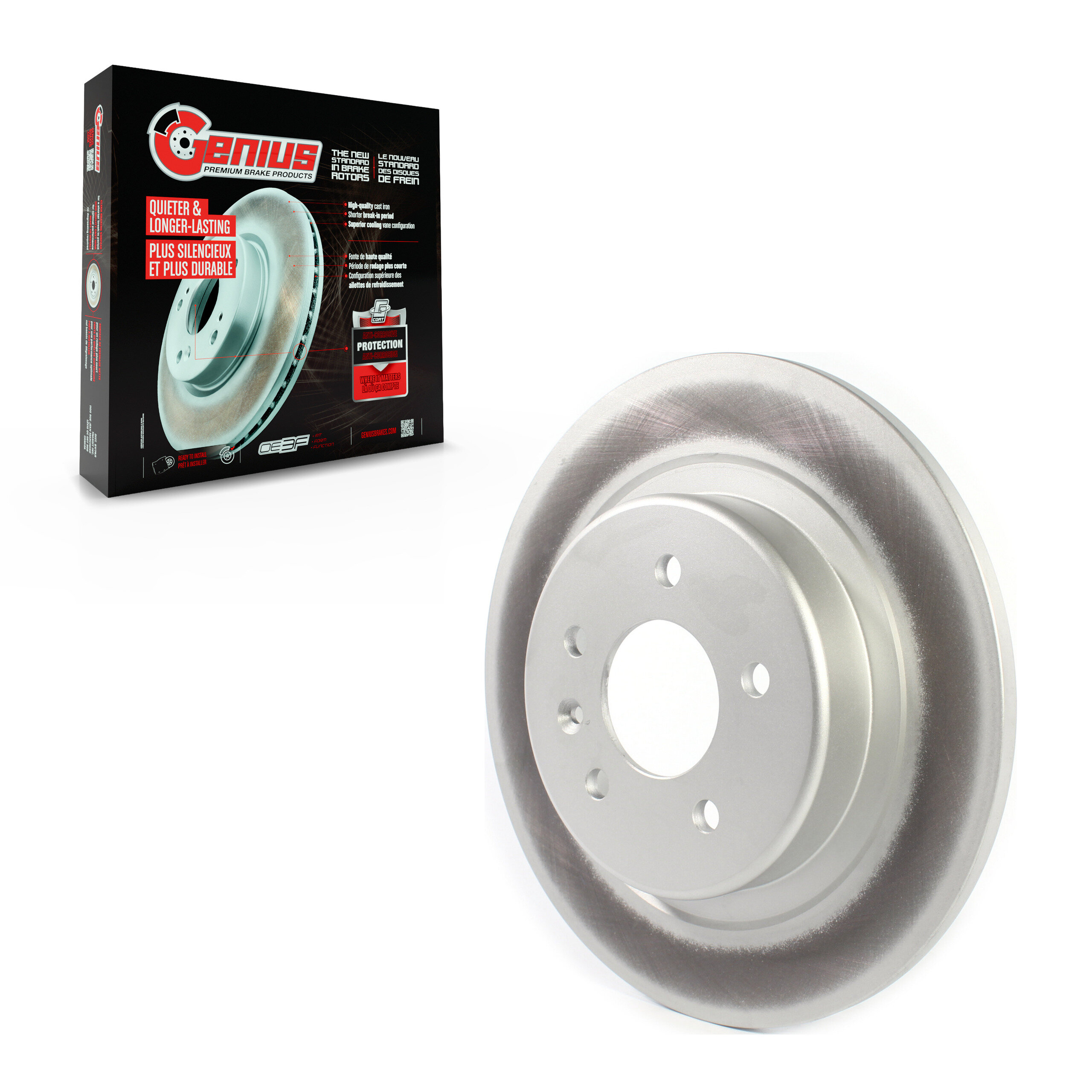 Genius - GCR-582032 - Rear Disc Brake Rotor