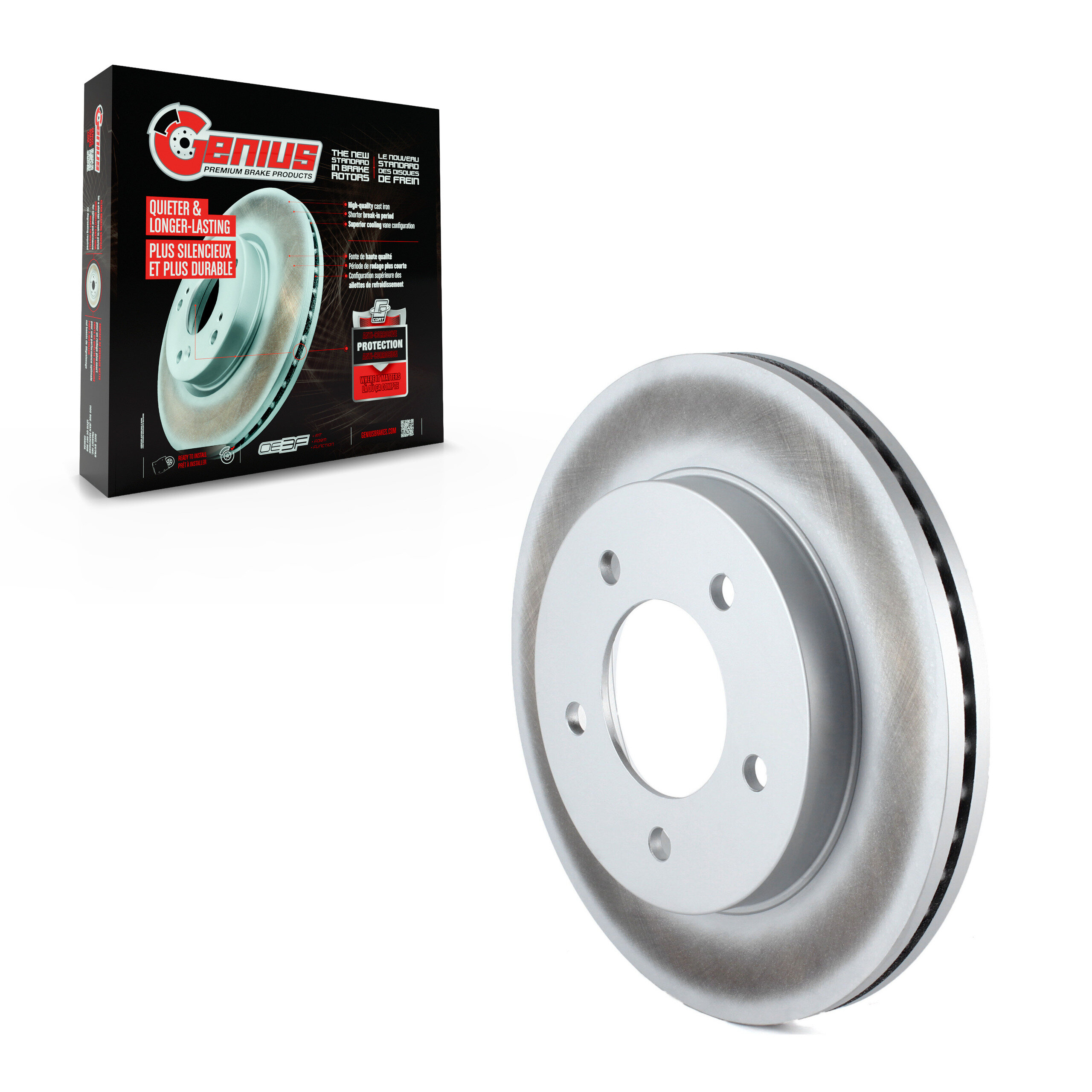 Genius - GCR-66630 - Front Disc Brake Rotor