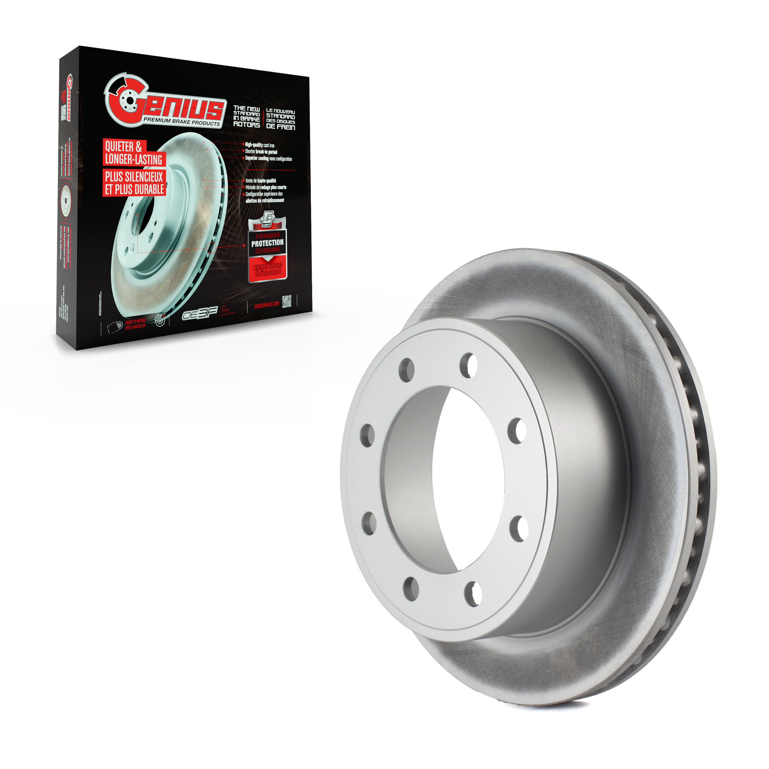 Genius - GCR-66799 - Rear Disc Brake Rotor
