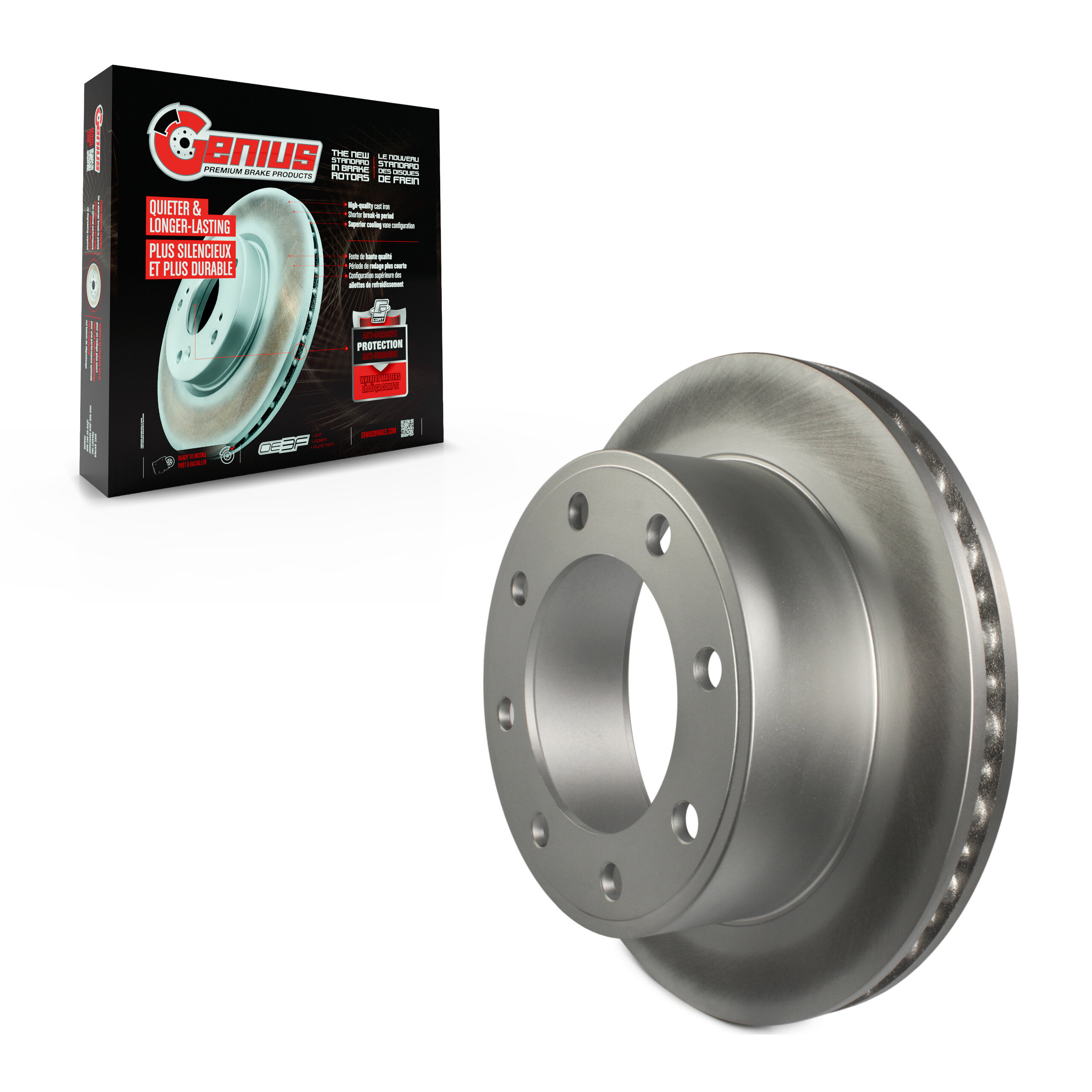 Genius - GCR-66823 - Rear Disc Brake Rotor