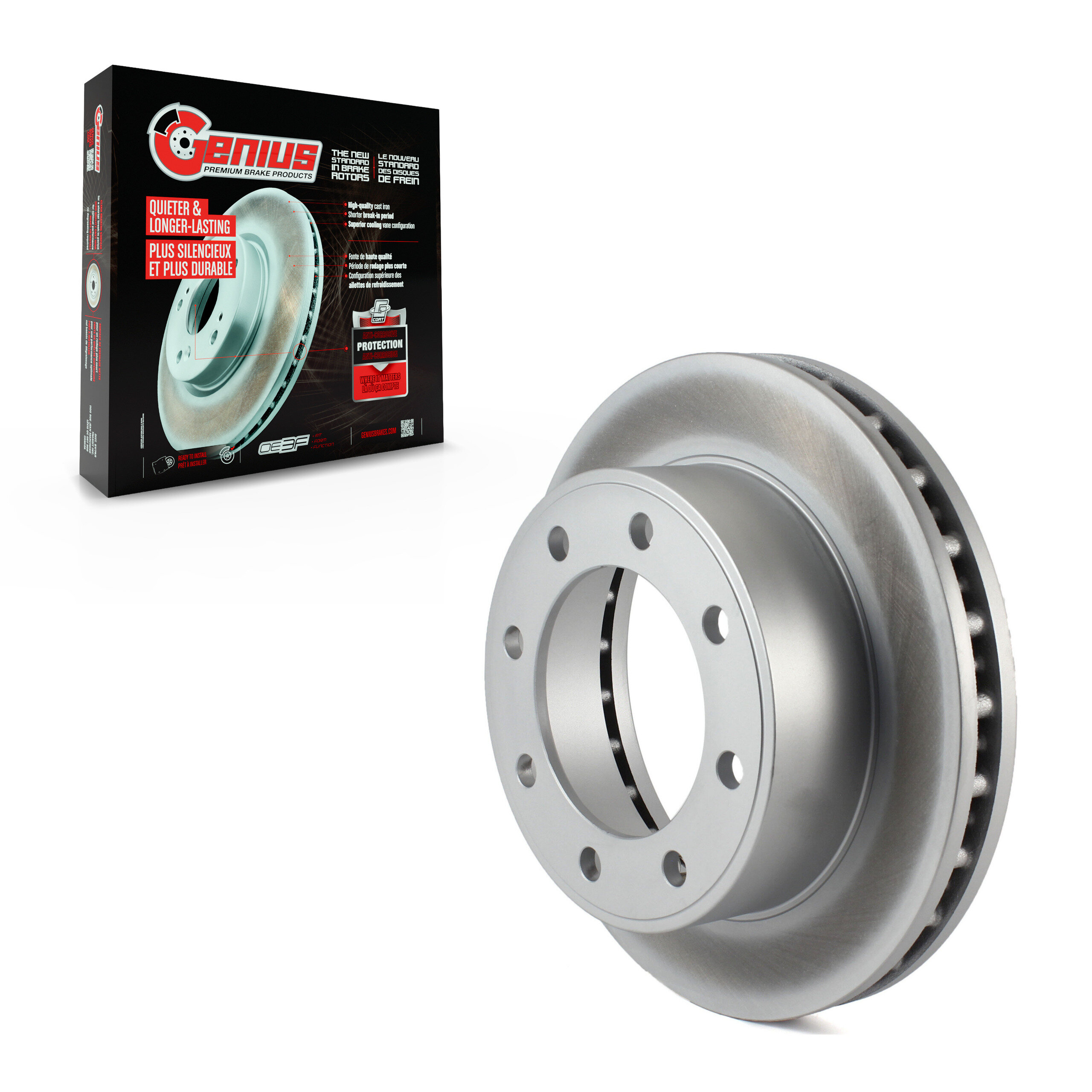 Genius - GCR-66914 - Front Disc Brake Rotor