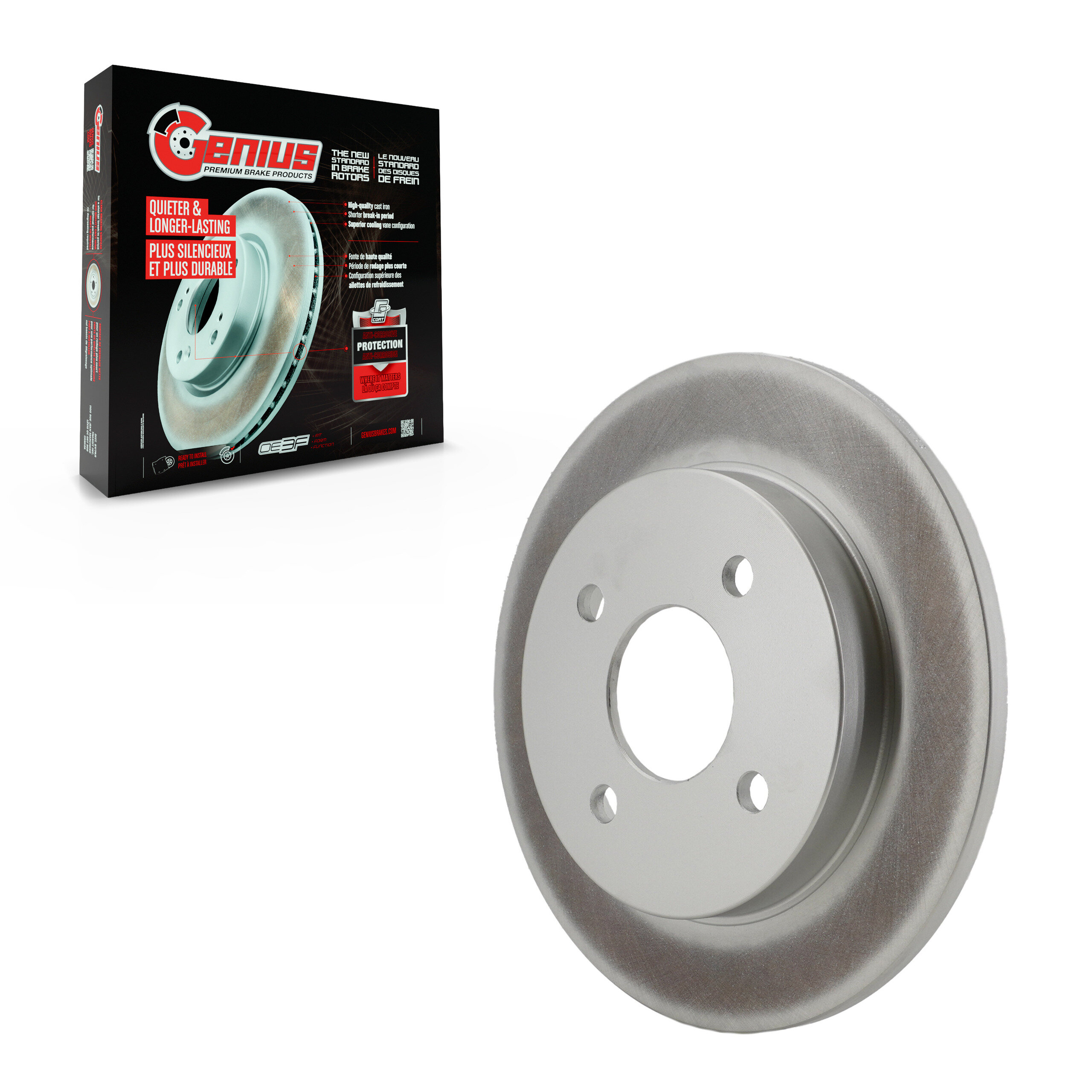 Genius - GCR-680035 - Rear Disc Brake Rotor