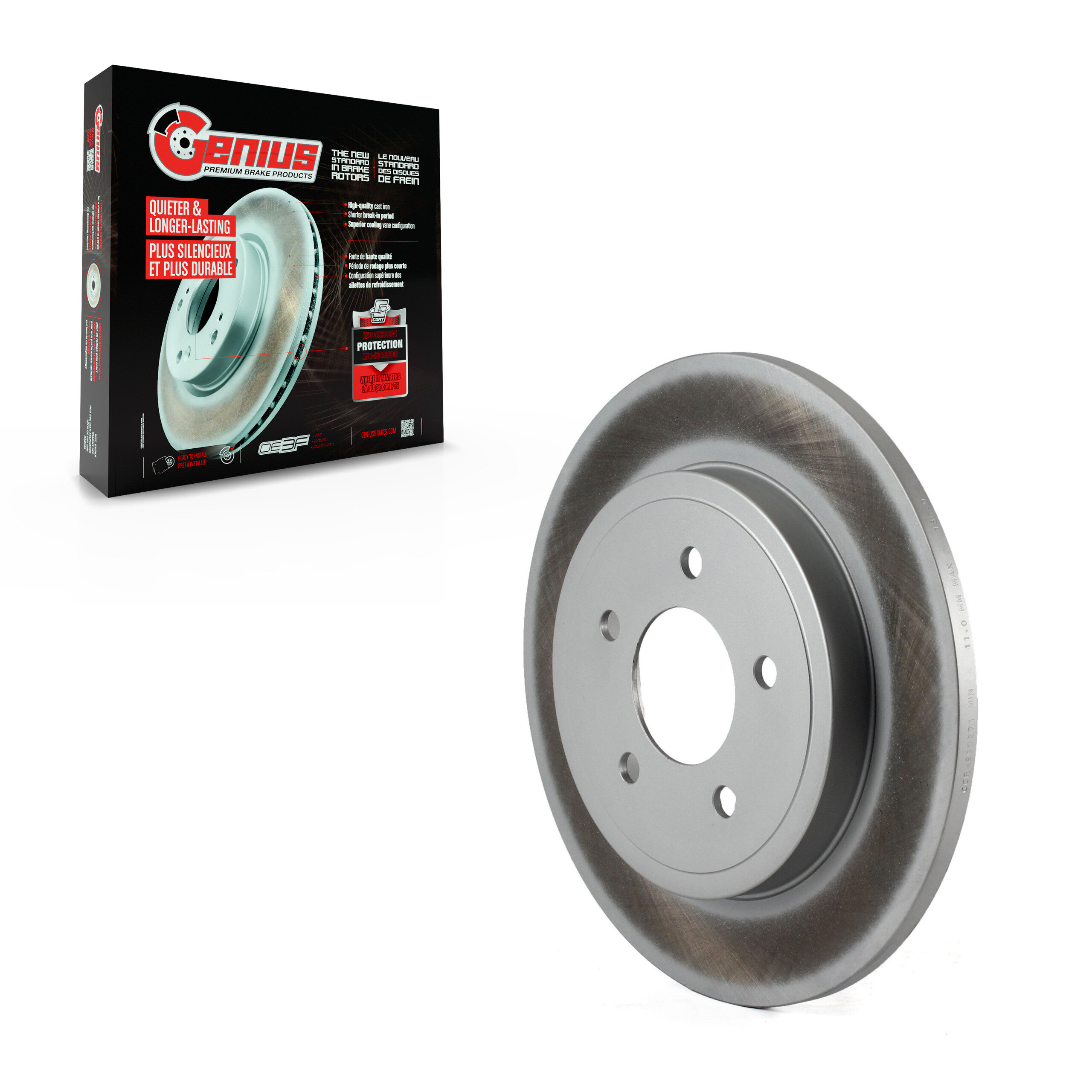 Genius - GCR-680271 - Rear Disc Brake Rotor