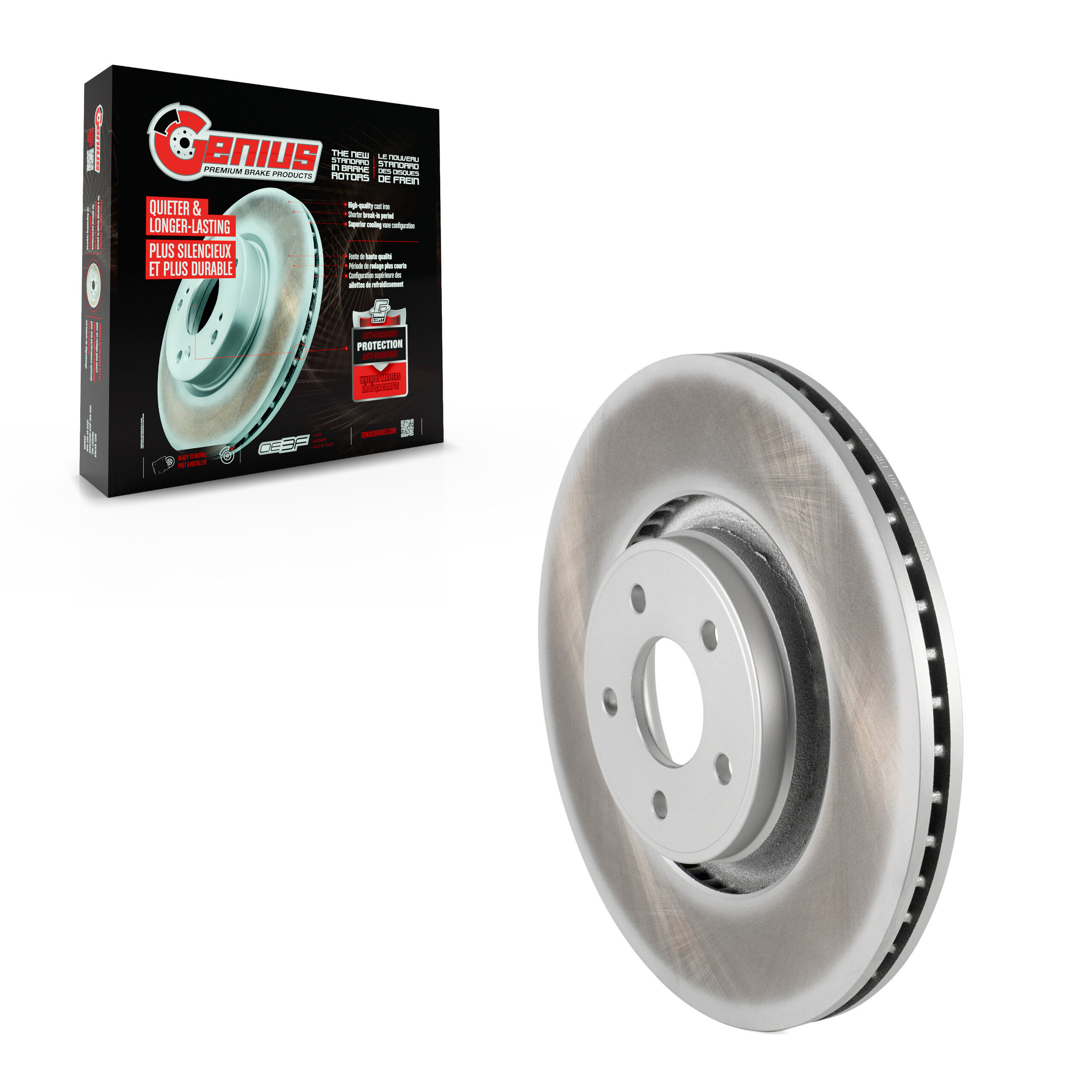 Genius - GCR-681994 - Front Disc Brake Rotor