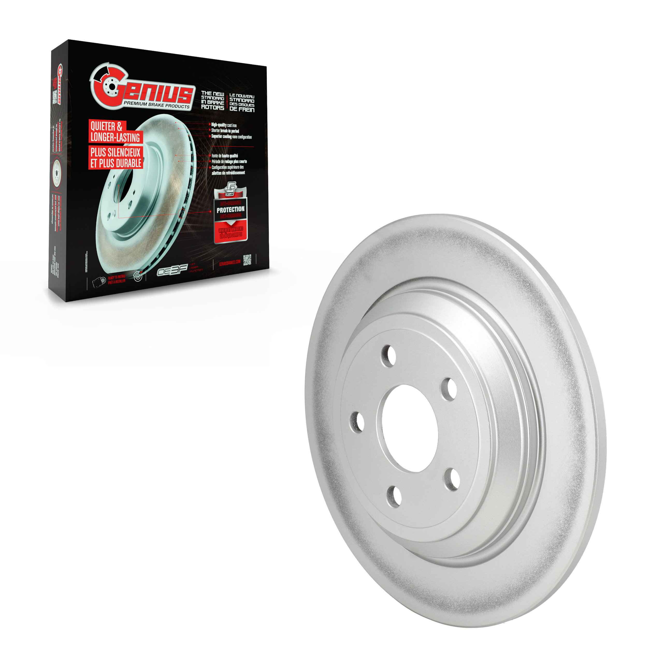 Genius - GCR-682085 - Rear Disc Brake Rotor