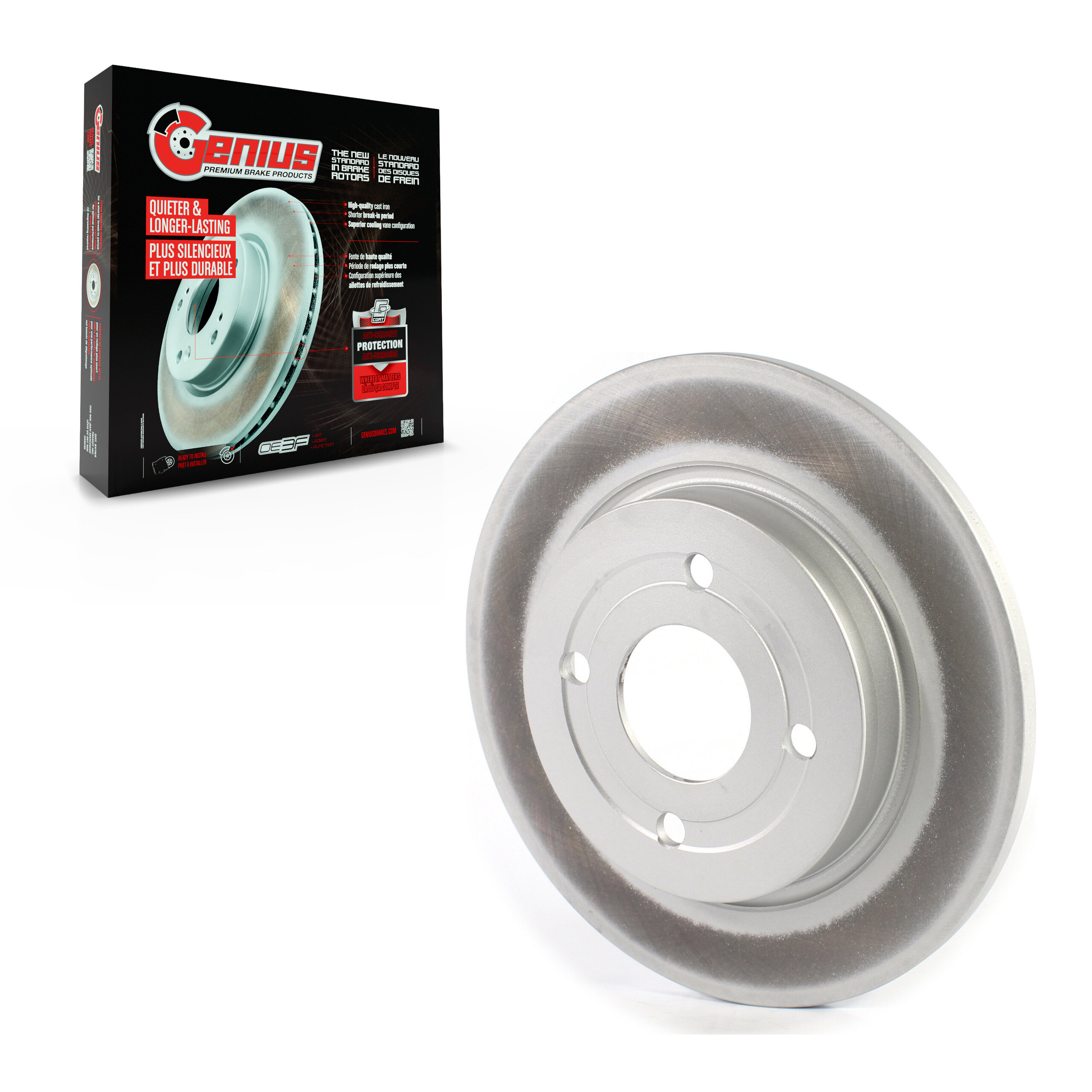 Genius - GCR-682446 - Rear Disc Brake Rotor