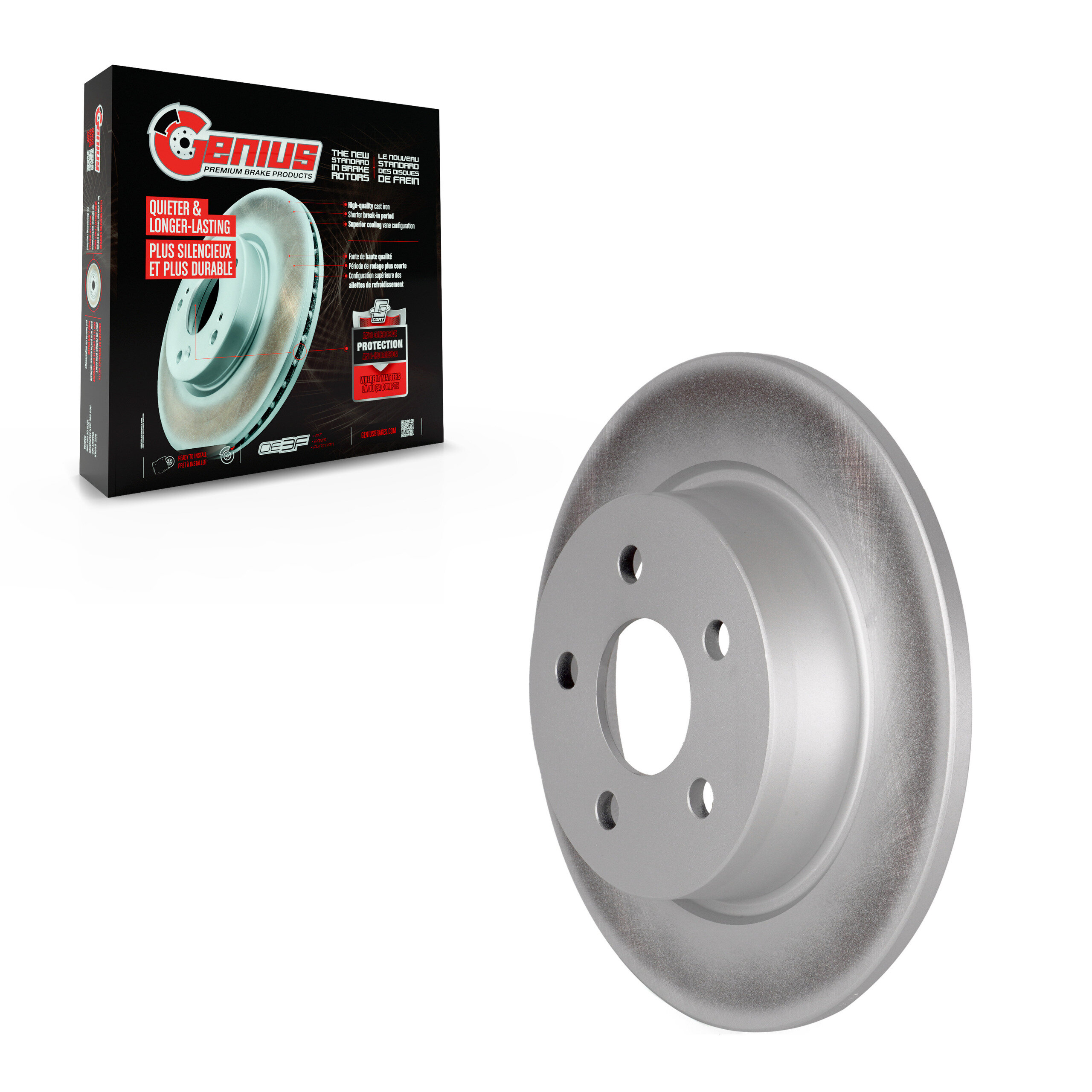 Genius - GCR-682502 - Rear Disc Brake Rotor