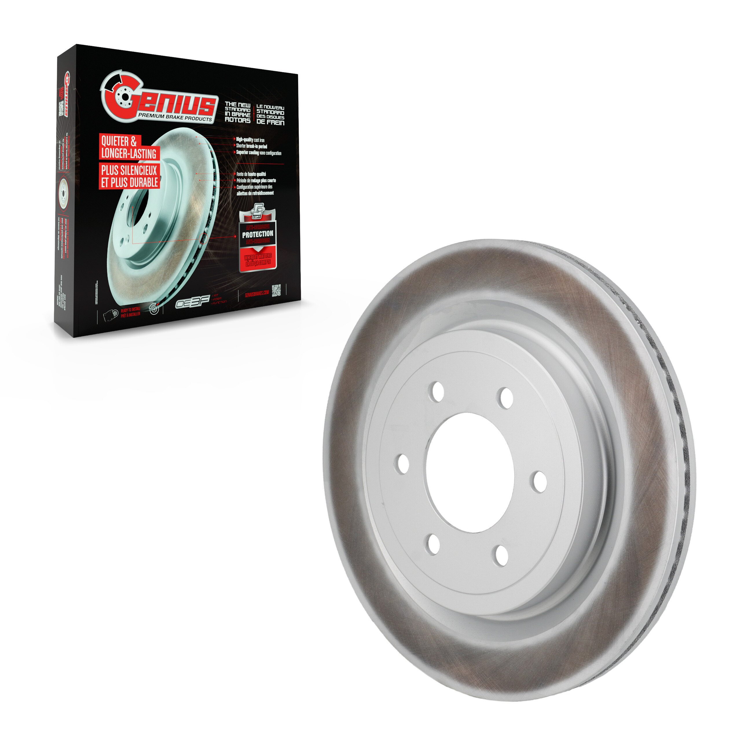 Genius - GCR-682765 - Rear Disc Brake Rotor