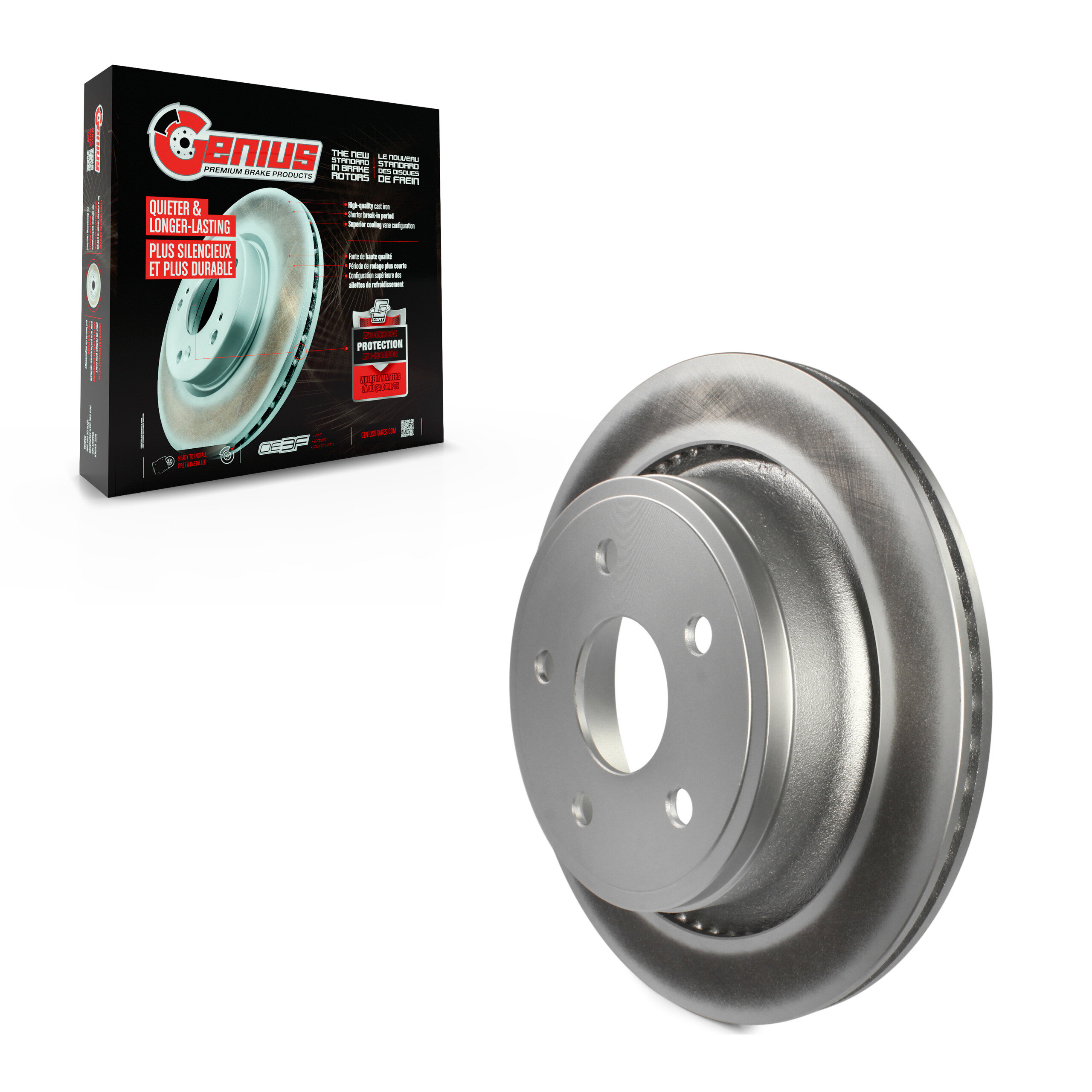 Genius - GCR-780082 - Rear Disc Brake Rotor